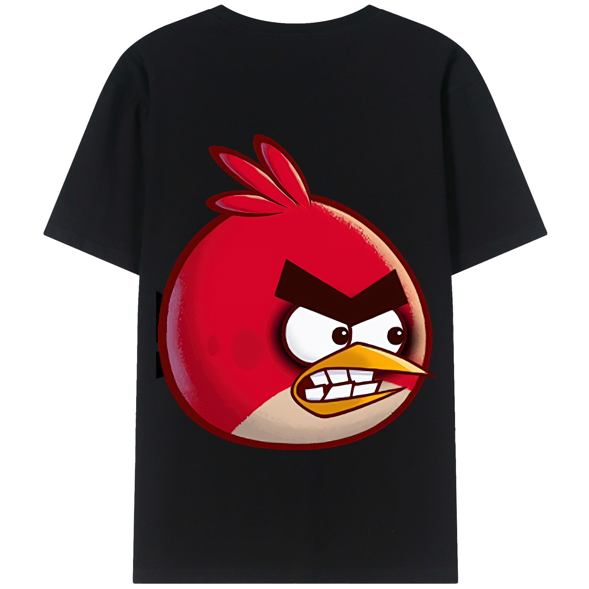 （画像用） Angry Birds アングリーバード 綿100％半袖Tシャツ（背面プリント）