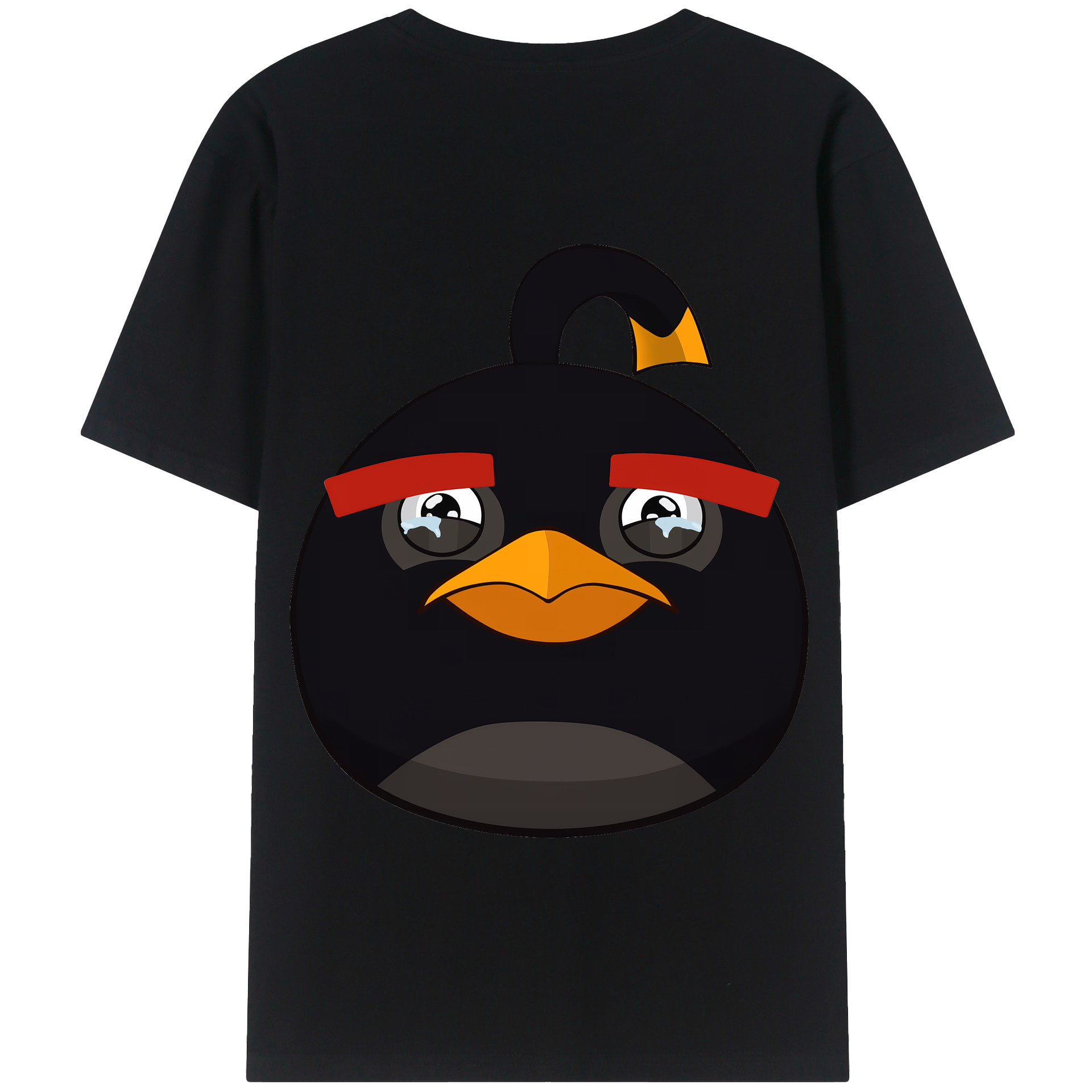 （画像用） Angry Birds アングリーバード 綿100％半袖Tシャツ（背面プリント）