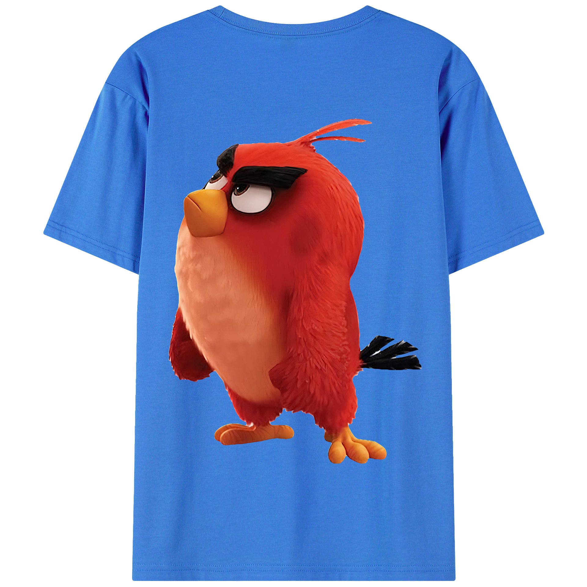 （画像用） Angry Birds アングリーバード 綿100％半袖Tシャツ（背面プリント）