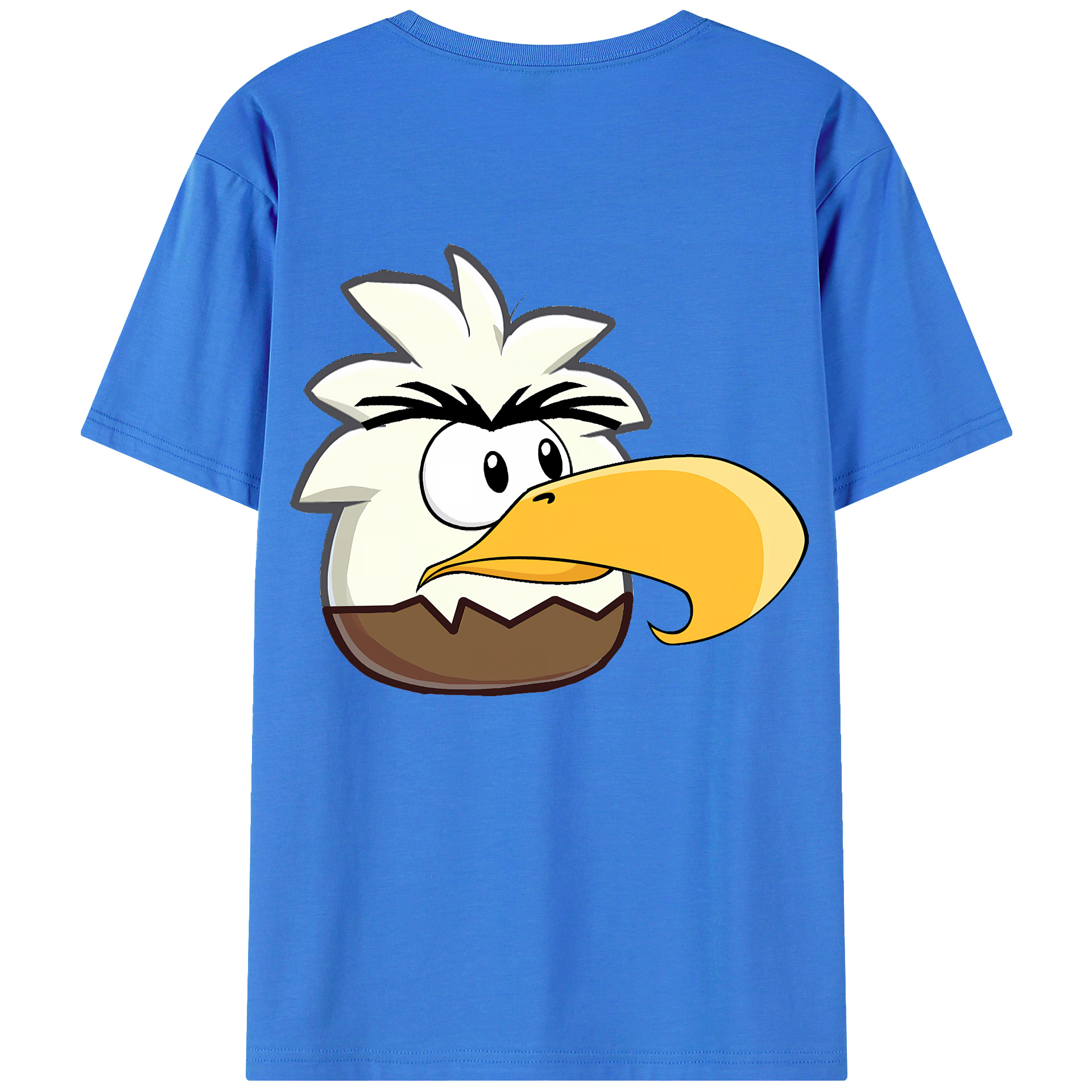 （画像用） Angry Birds アングリーバード 綿100％半袖Tシャツ（背面プリント）