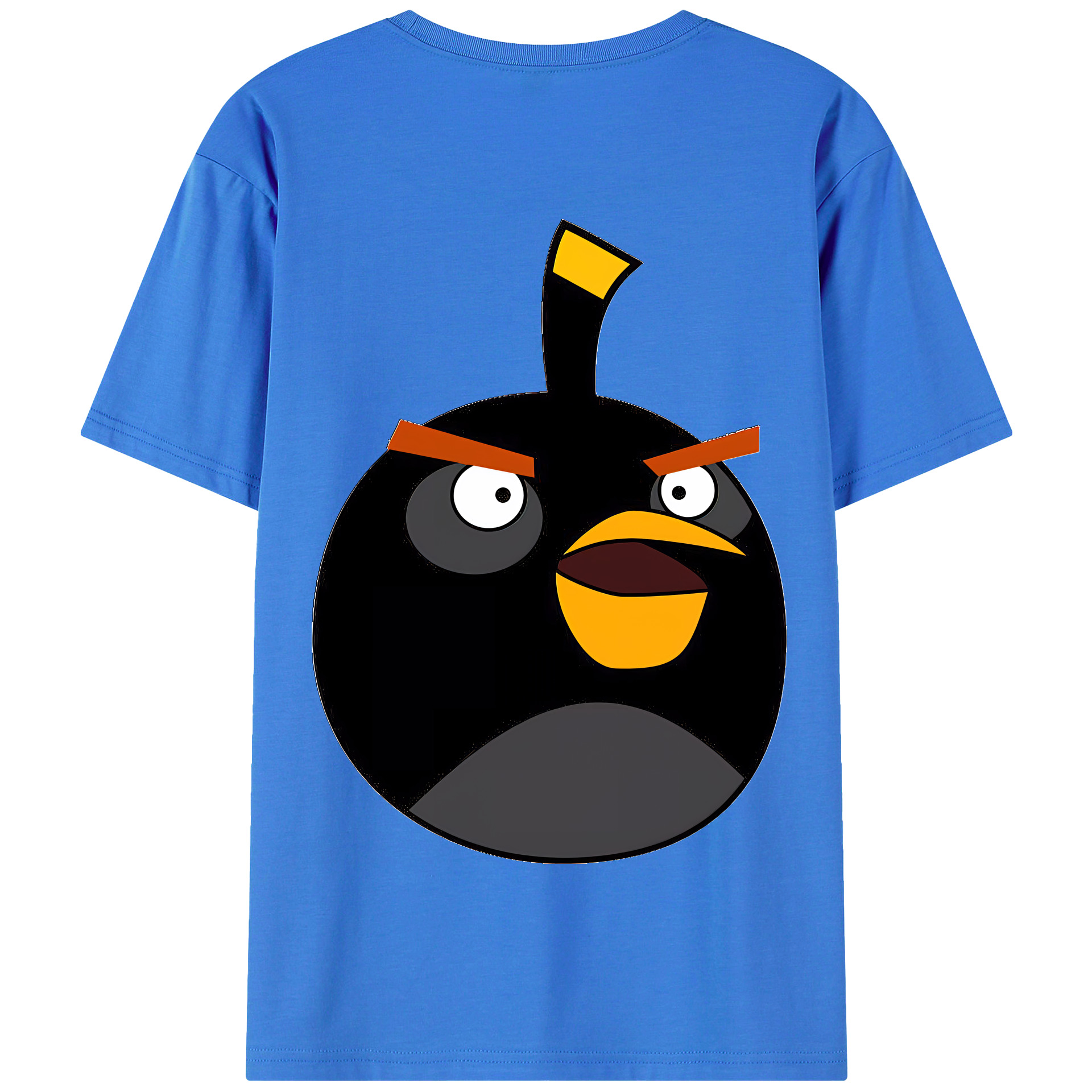 （画像用） Angry Birds アングリーバード 綿100％半袖Tシャツ（背面プリント）