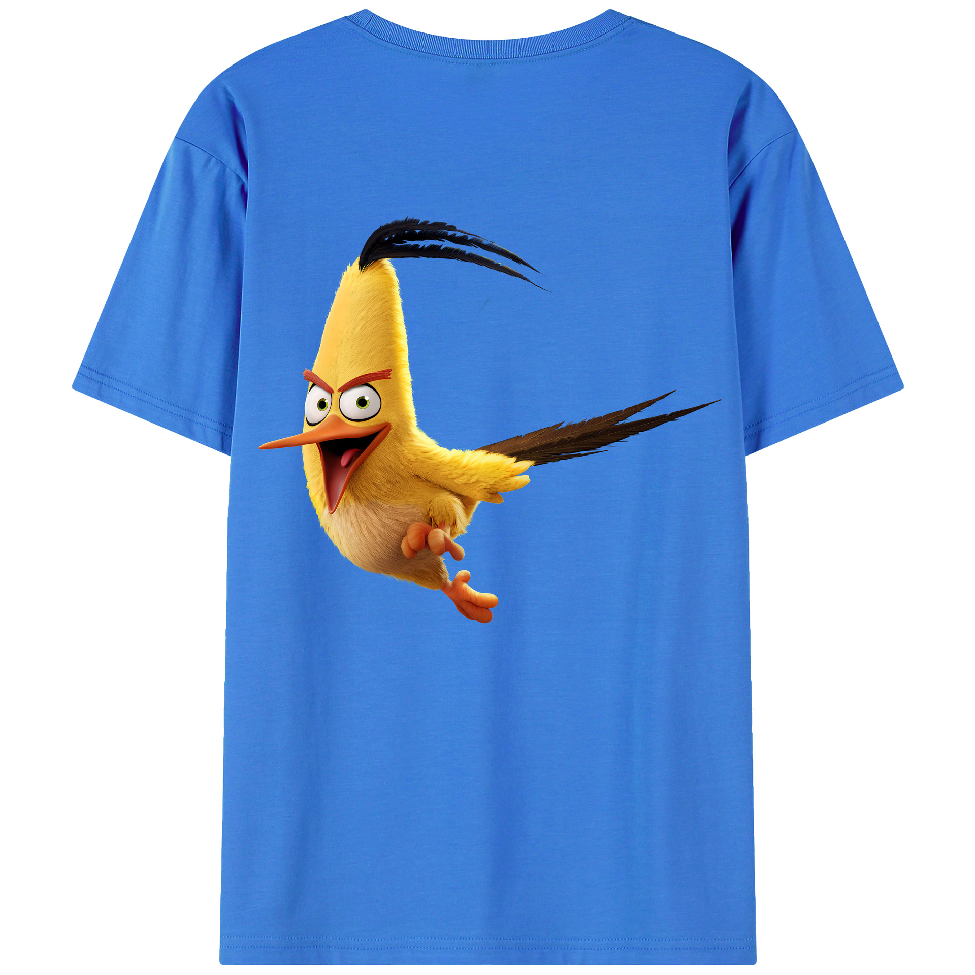（画像用） Angry Birds アングリーバード 綿100％半袖Tシャツ（背面プリント）