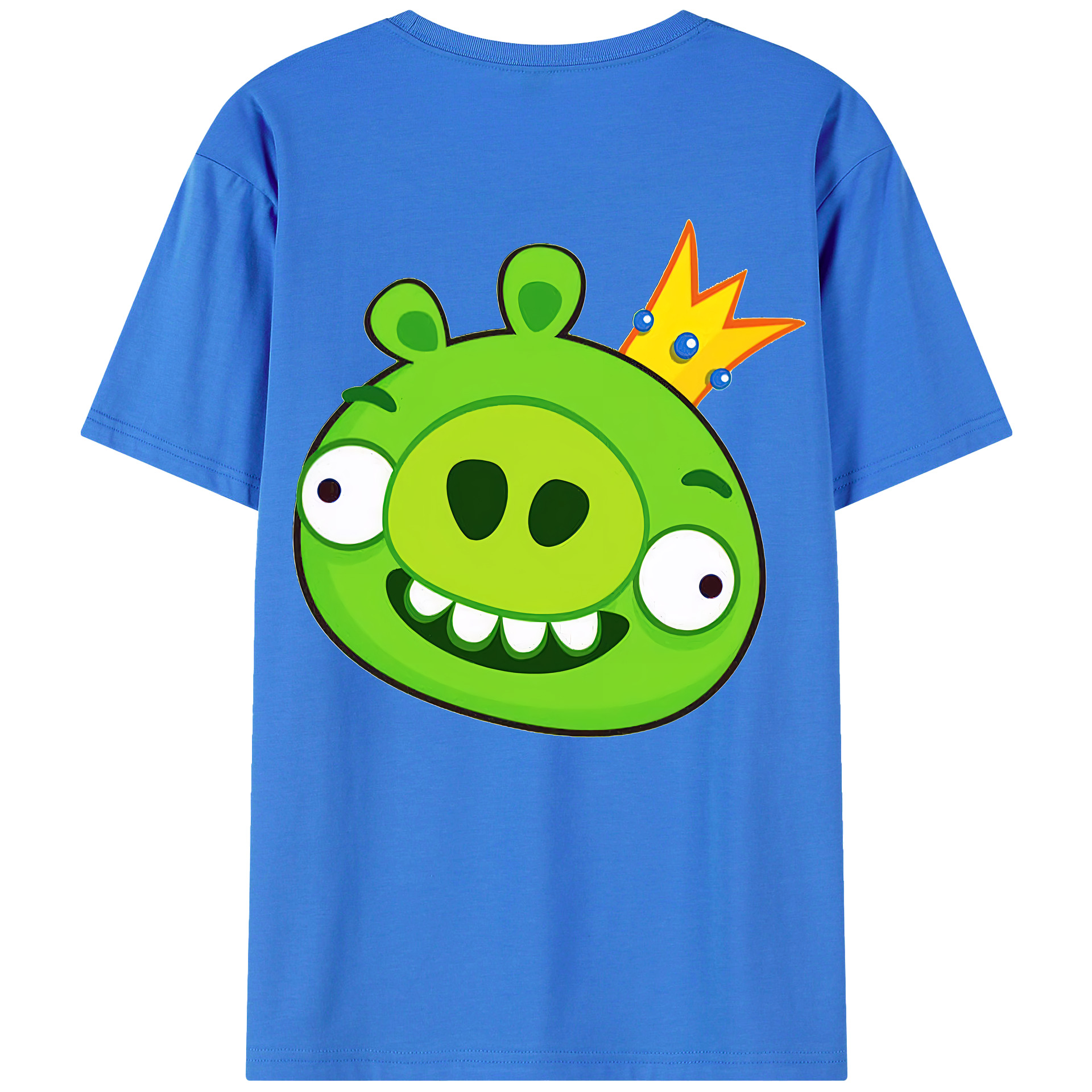 （画像用） Angry Birds アングリーバード 綿100％半袖Tシャツ（背面プリント）