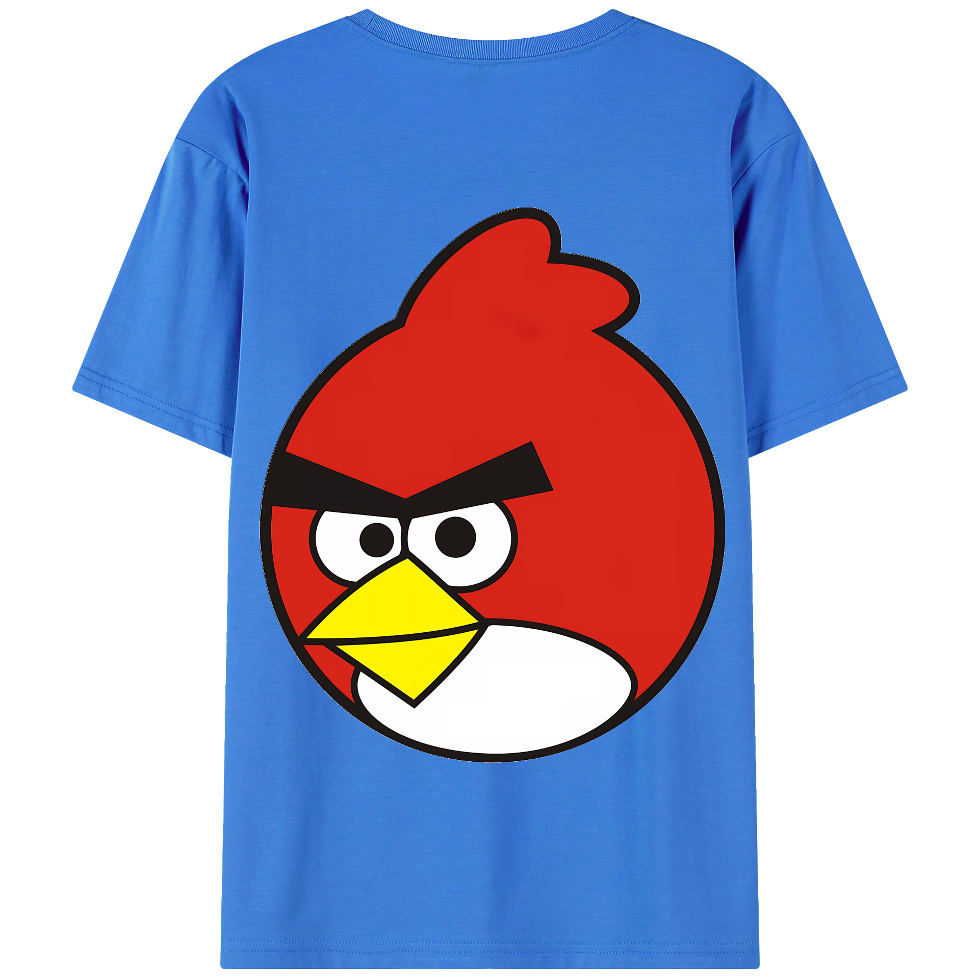 （画像用） Angry Birds アングリーバード 綿100％半袖Tシャツ（背面プリント）