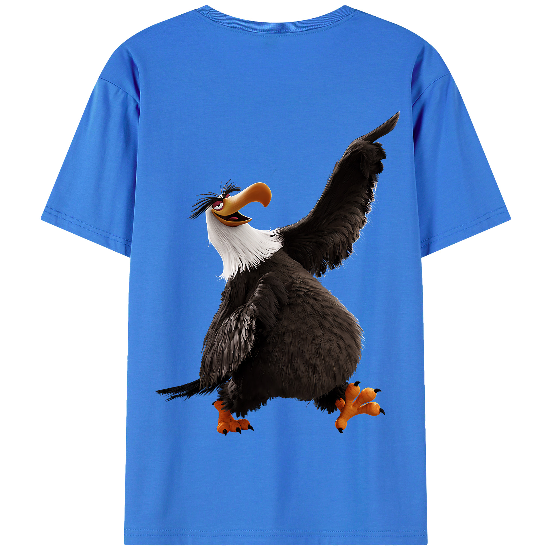 （画像用） Angry Birds アングリーバード 綿100％半袖Tシャツ（背面プリント）