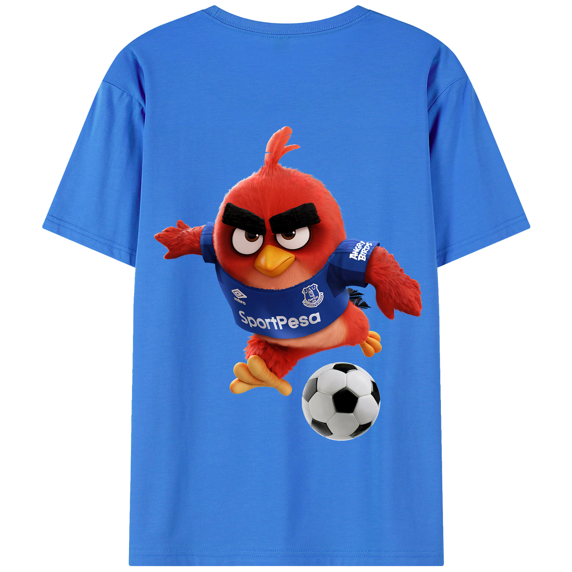 （画像用） Angry Birds アングリーバード 綿100％半袖Tシャツ（背面プリント）