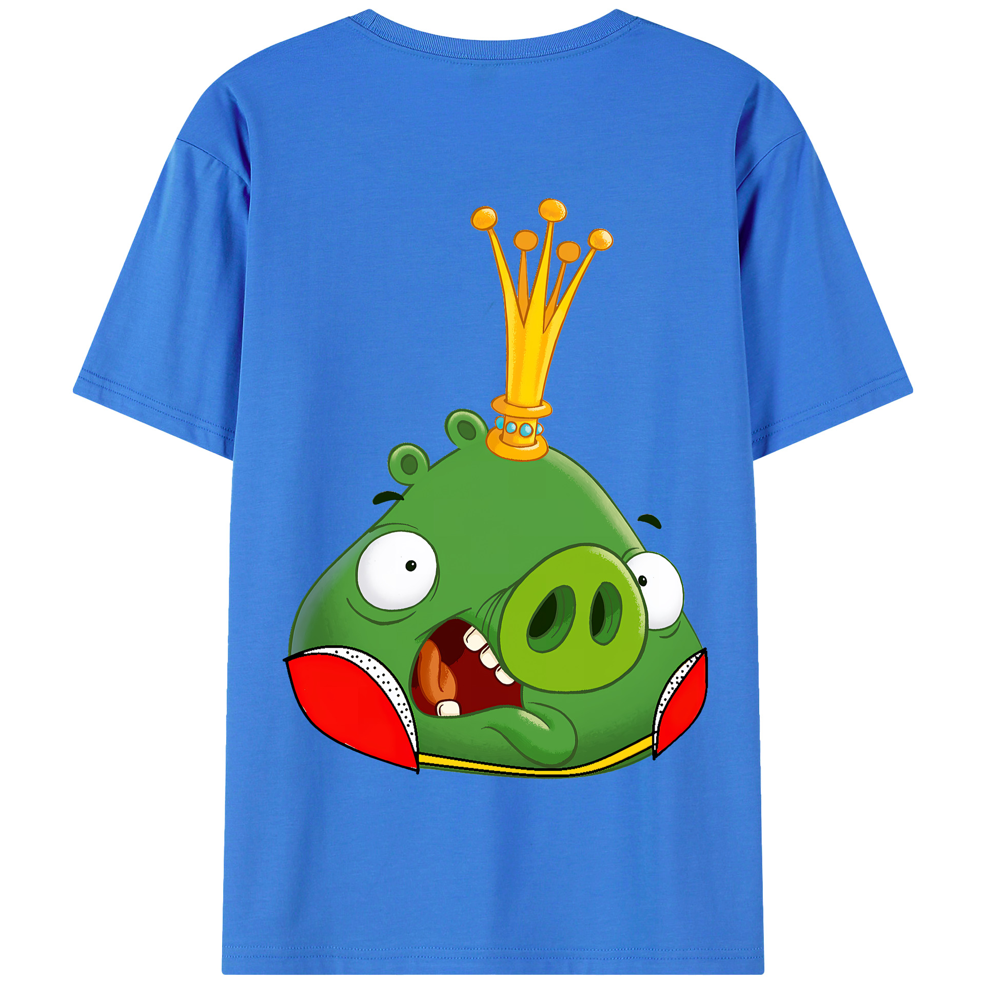 （画像用） Angry Birds アングリーバード 綿100％半袖Tシャツ（背面プリント）
