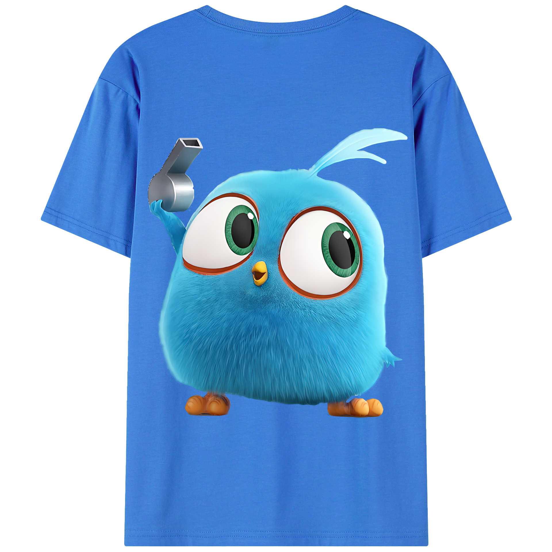 （画像用） Angry Birds アングリーバード 綿100％半袖Tシャツ（背面プリント）