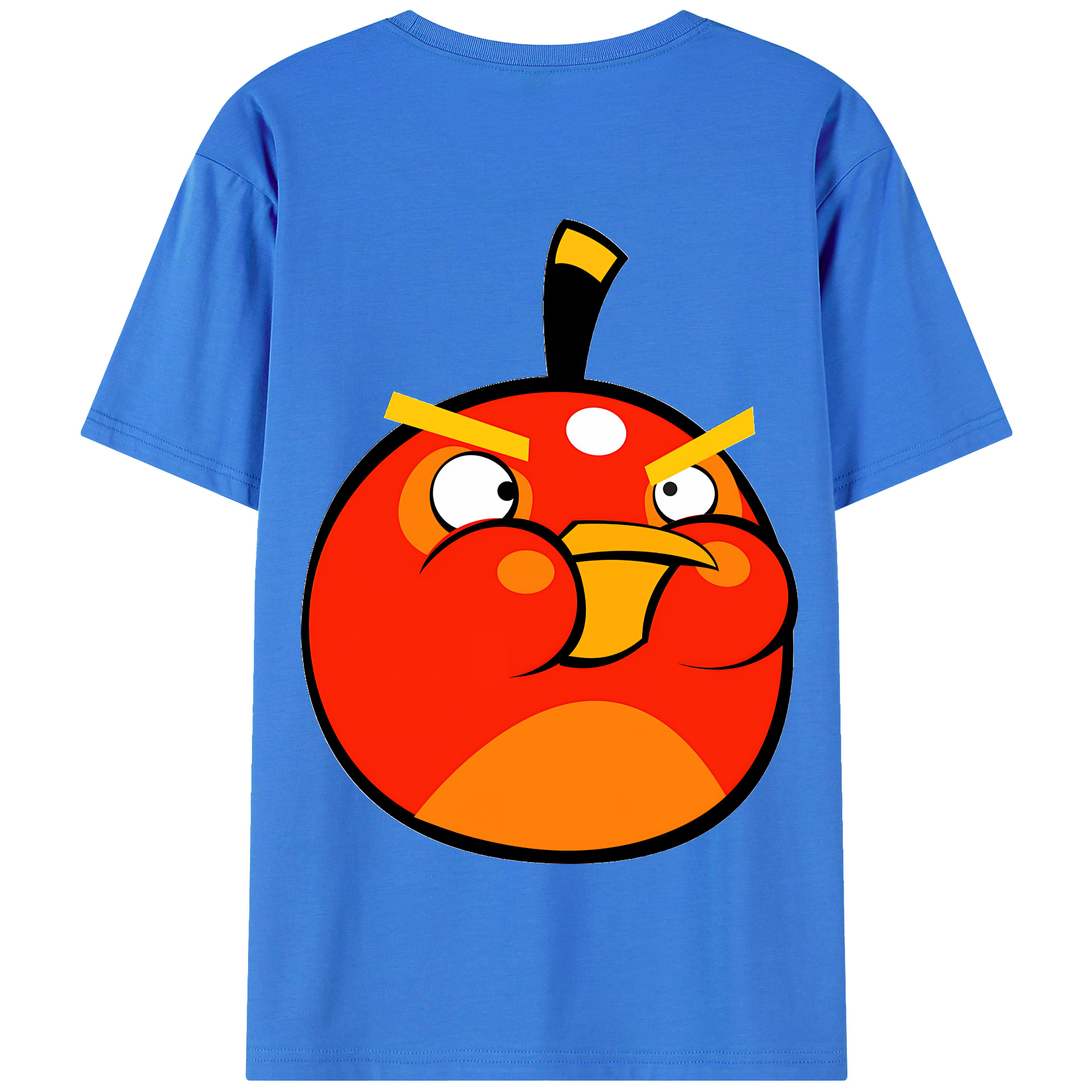 （画像用） Angry Birds アングリーバード 綿100％半袖Tシャツ（背面プリント）