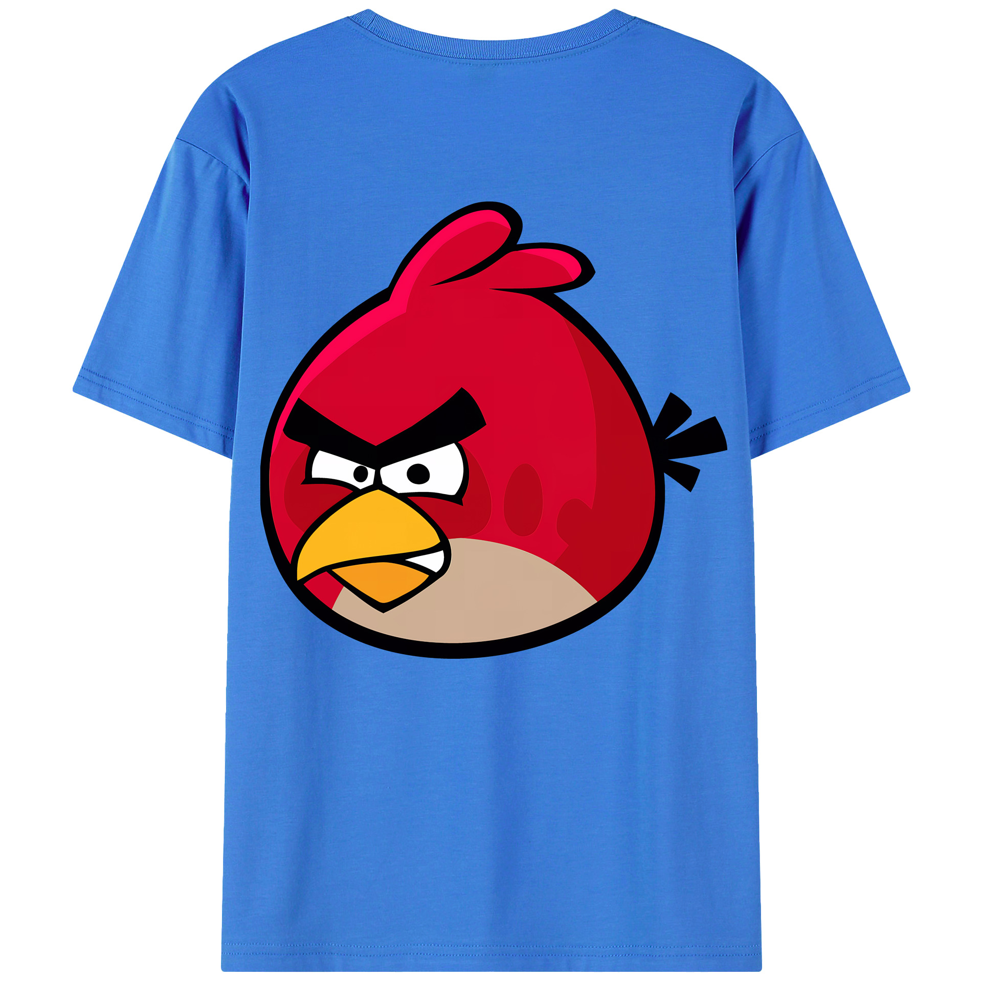 （画像用） Angry Birds アングリーバード 綿100％半袖Tシャツ（背面プリント）