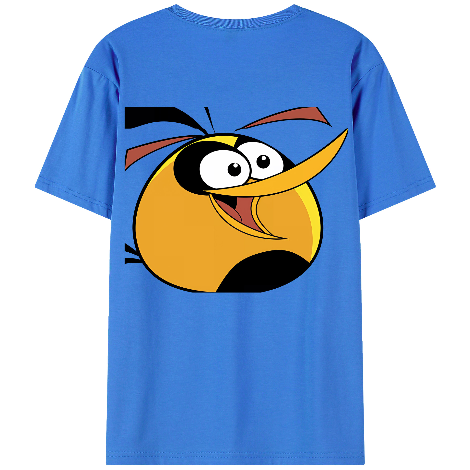 （画像用） Angry Birds アングリーバード 綿100％半袖Tシャツ（背面プリント）