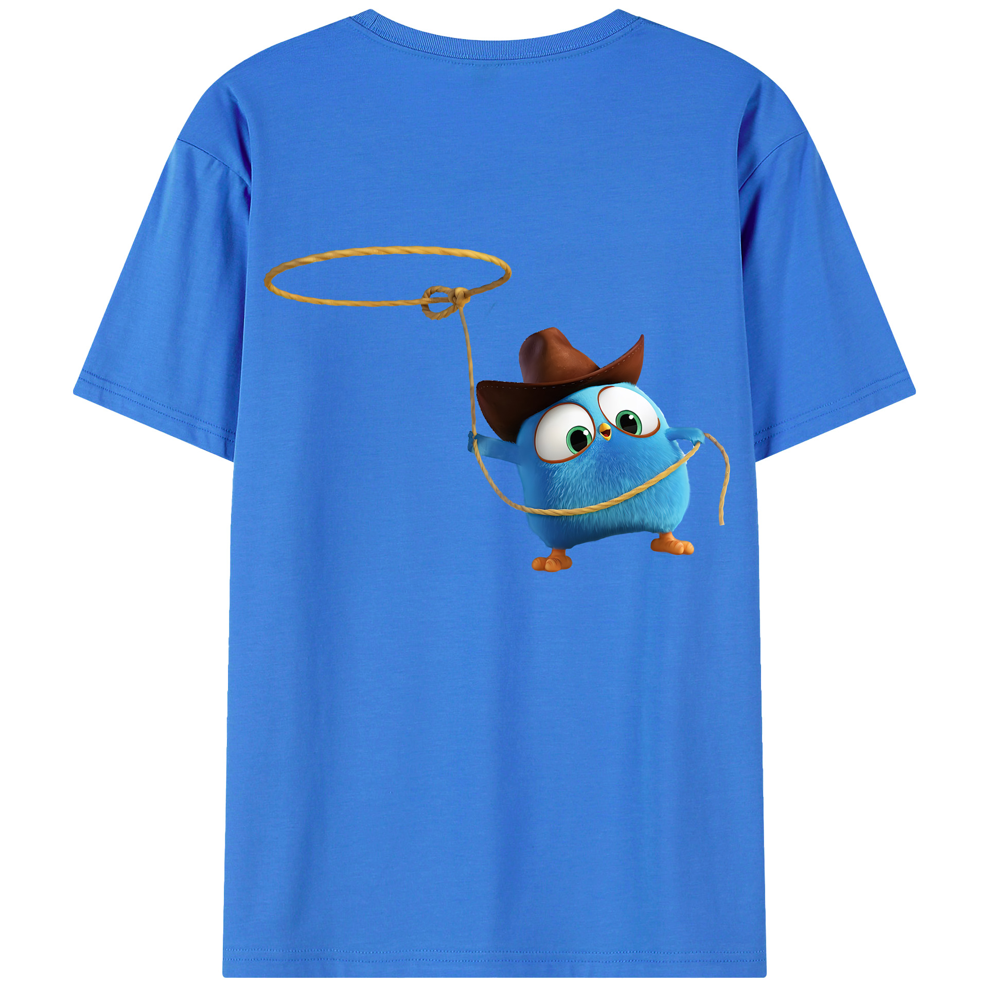（画像用） Angry Birds アングリーバード 綿100％半袖Tシャツ（背面プリント）