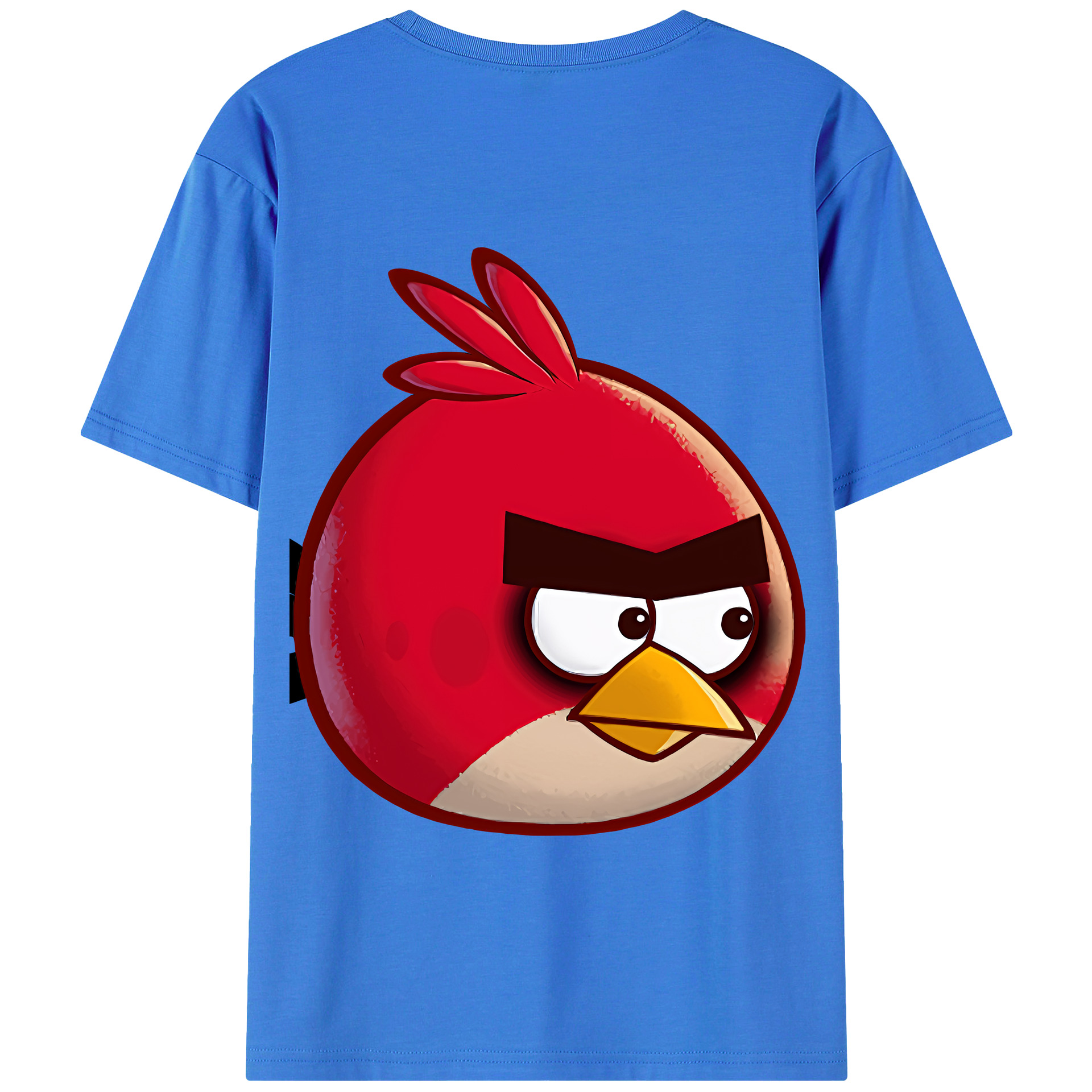 （画像用） Angry Birds アングリーバード 綿100％半袖Tシャツ（背面プリント）