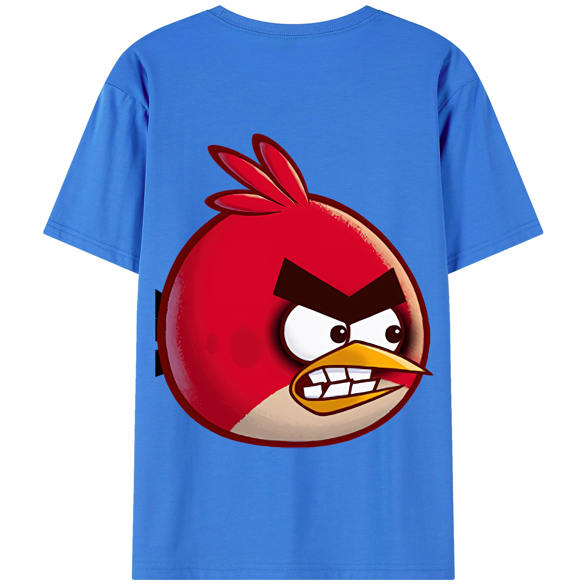 （画像用） Angry Birds アングリーバード 綿100％半袖Tシャツ（背面プリント）