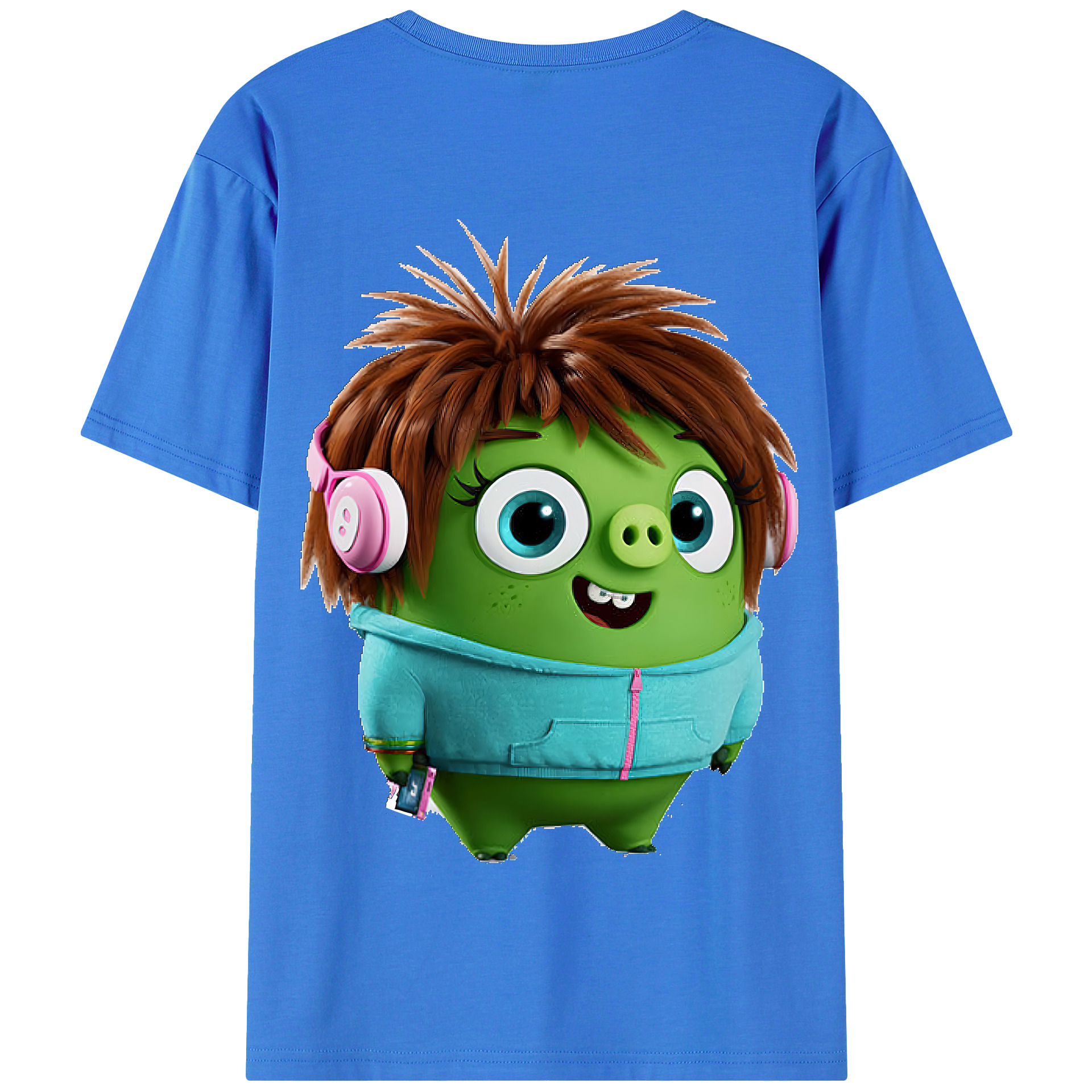 （画像用） Angry Birds アングリーバード 綿100％半袖Tシャツ（背面プリント）
