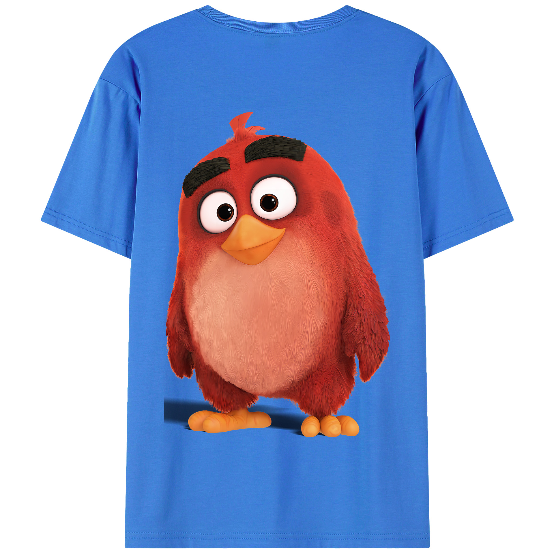 （画像用） Angry Birds アングリーバード 綿100％半袖Tシャツ（背面プリント）