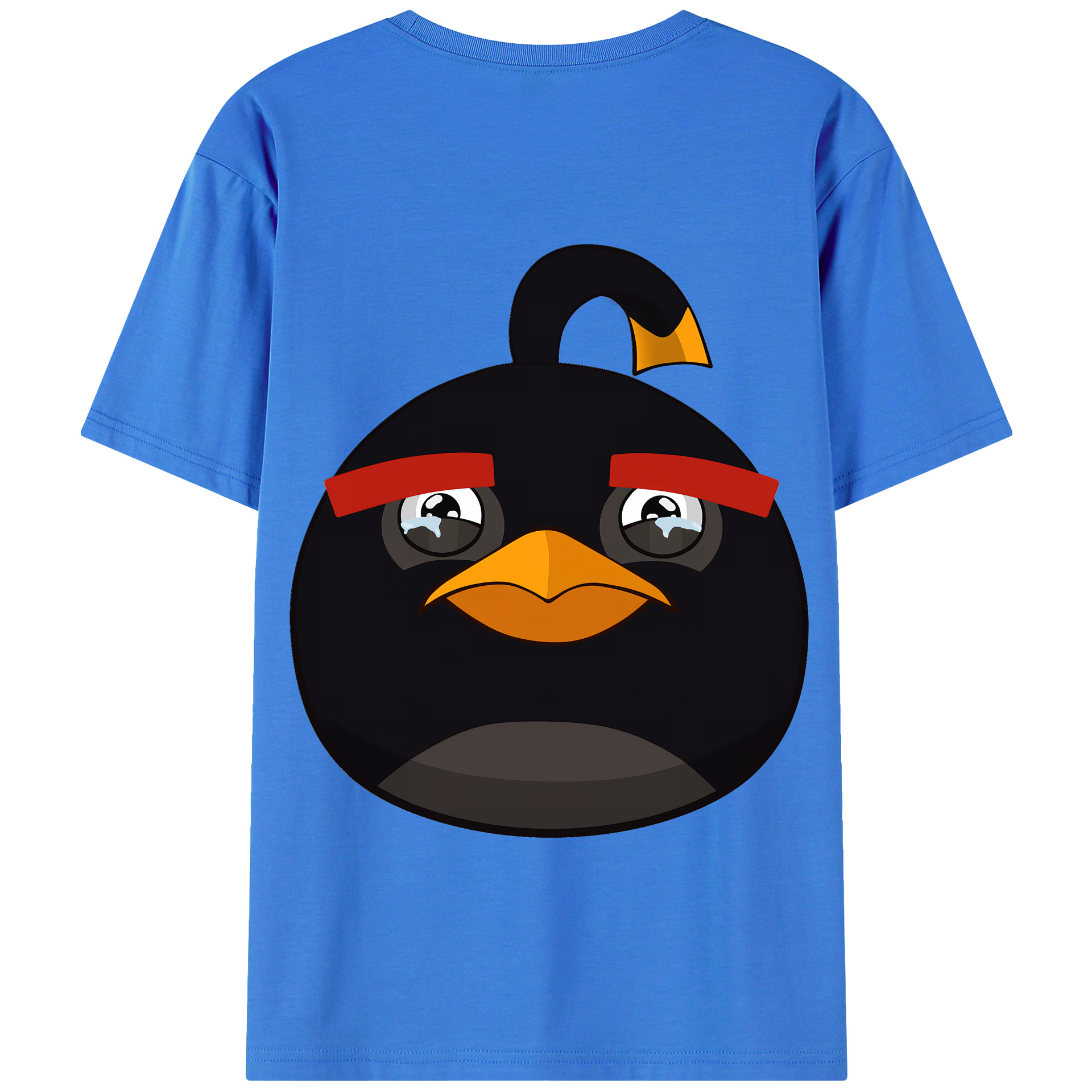 （画像用） Angry Birds アングリーバード 綿100％半袖Tシャツ（背面プリント）