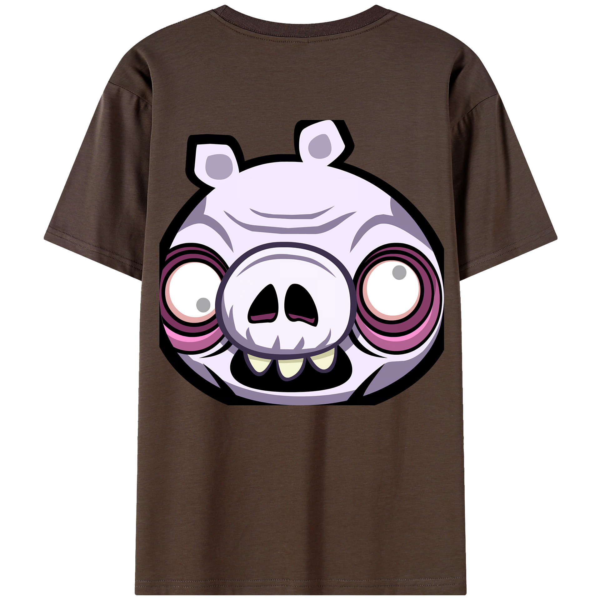 （画像用） Angry Birds アングリーバード 綿100％半袖Tシャツ（背面プリント）