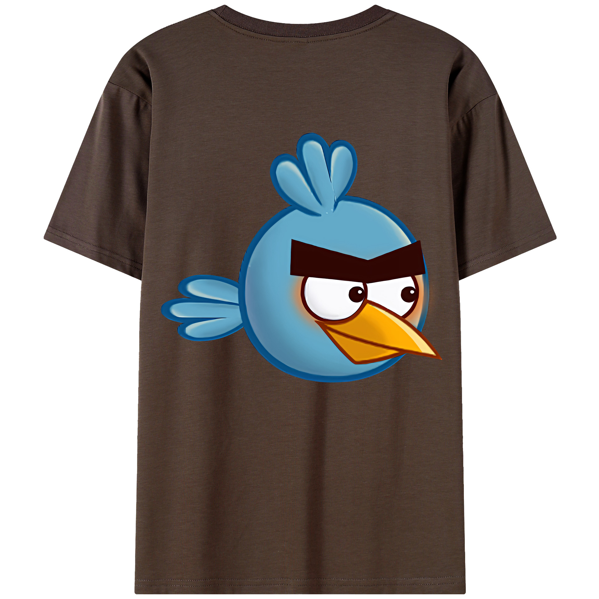 （画像用） Angry Birds アングリーバード 綿100％半袖Tシャツ（背面プリント）