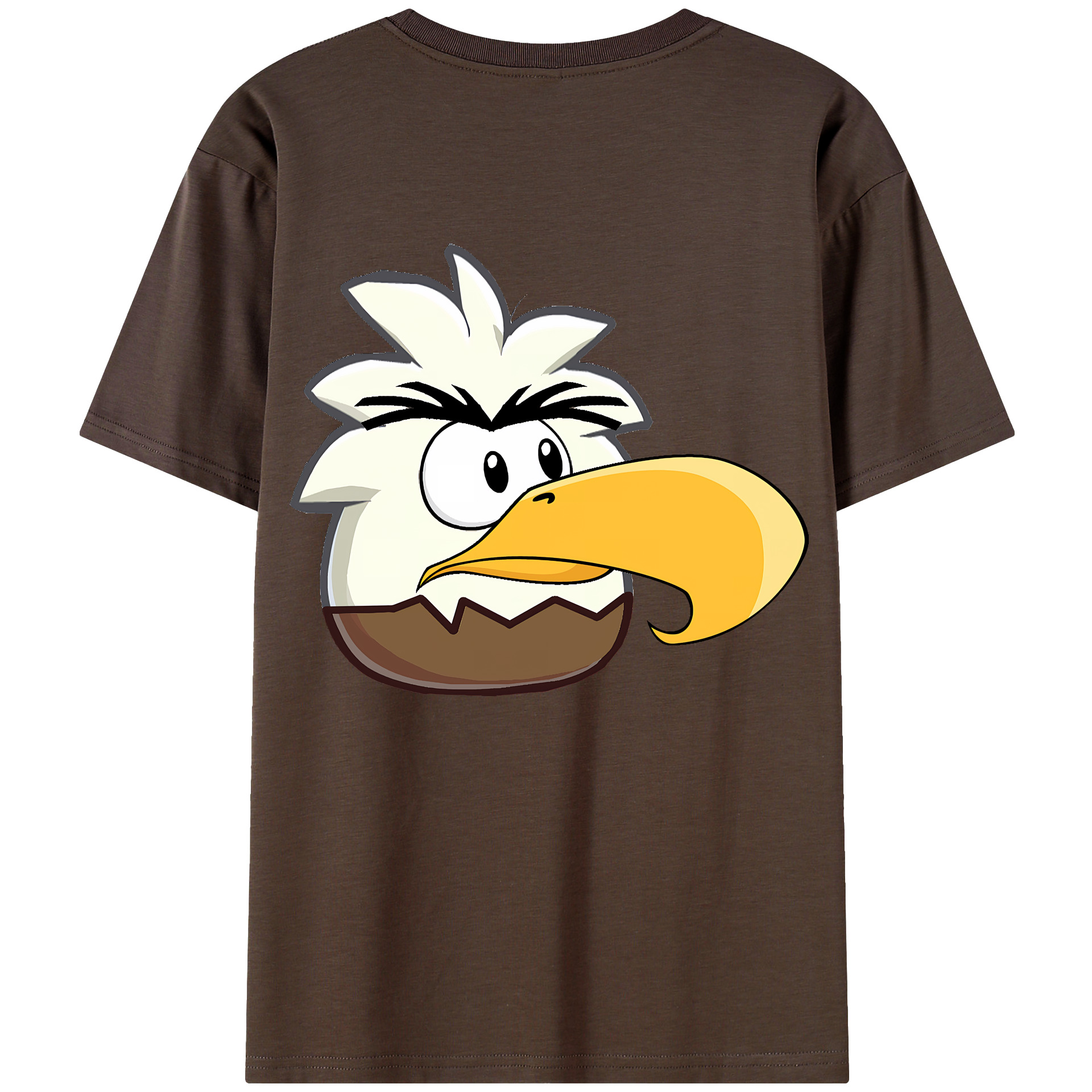 （画像用） Angry Birds アングリーバード 綿100％半袖Tシャツ（背面プリント）