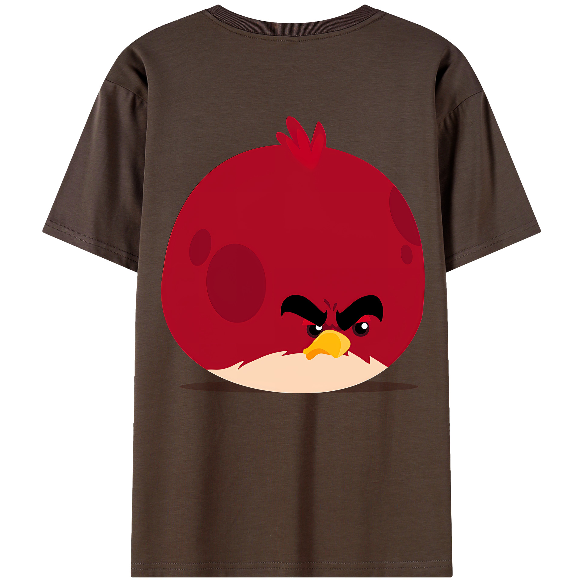 （画像用） Angry Birds アングリーバード 綿100％半袖Tシャツ（背面プリント）