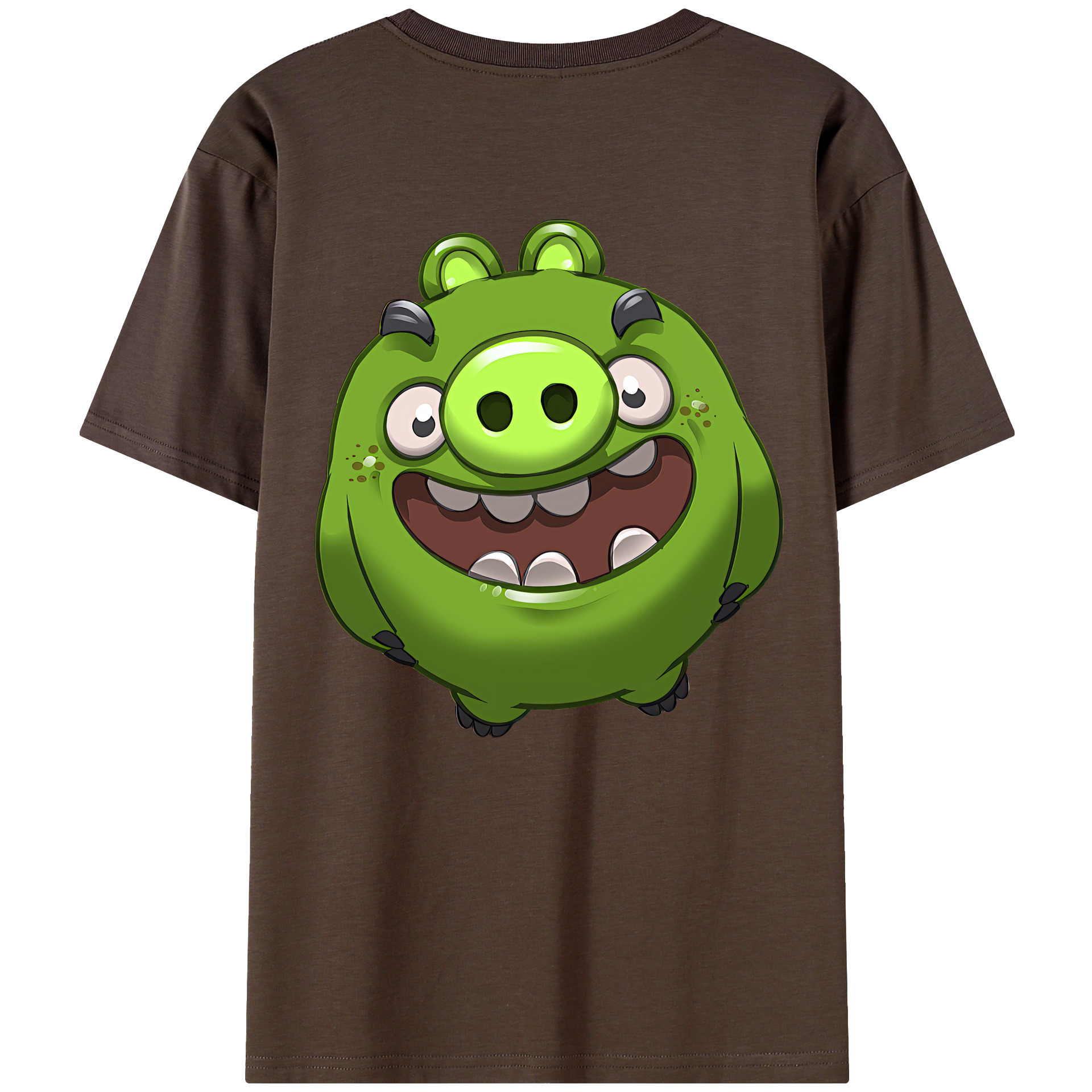 （画像用） Angry Birds アングリーバード 綿100％半袖Tシャツ（背面プリント）