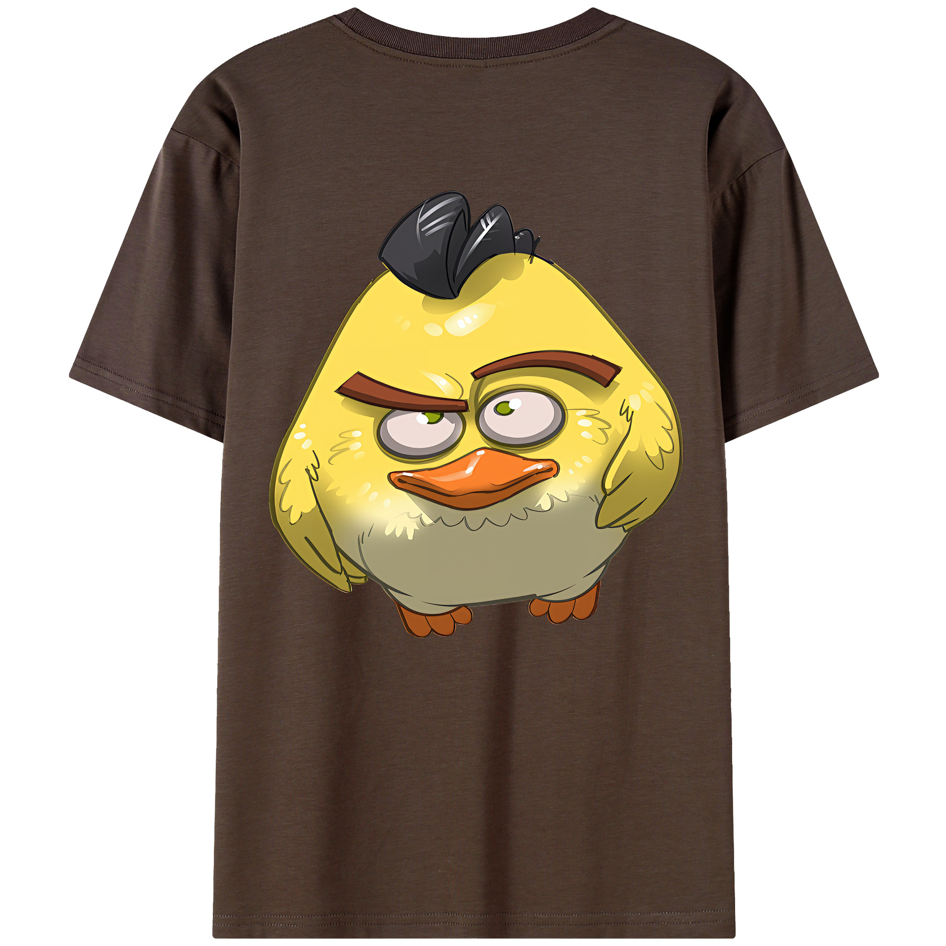 （画像用） Angry Birds アングリーバード 綿100％半袖Tシャツ（背面プリント）
