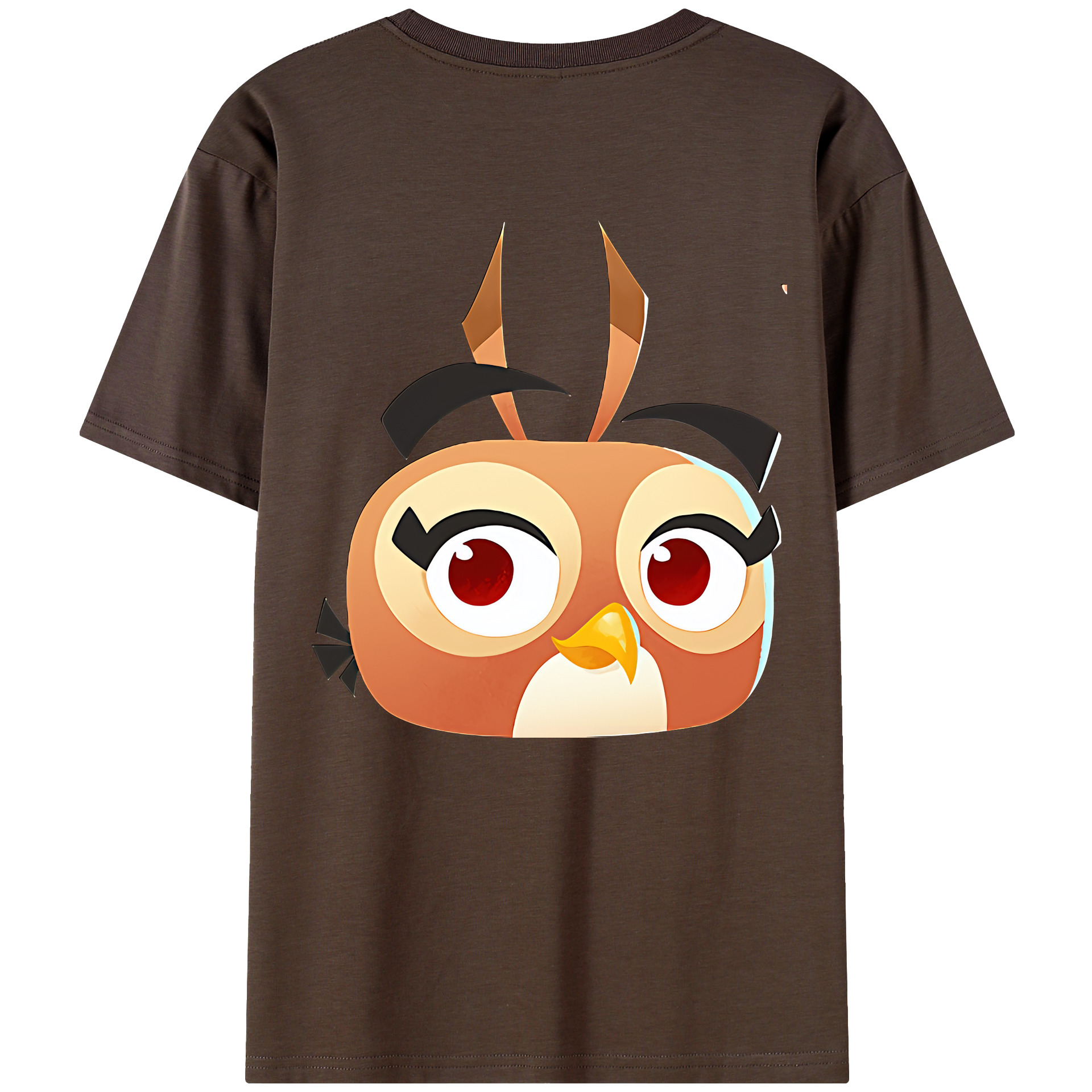 （画像用） Angry Birds アングリーバード 綿100％半袖Tシャツ（背面プリント）
