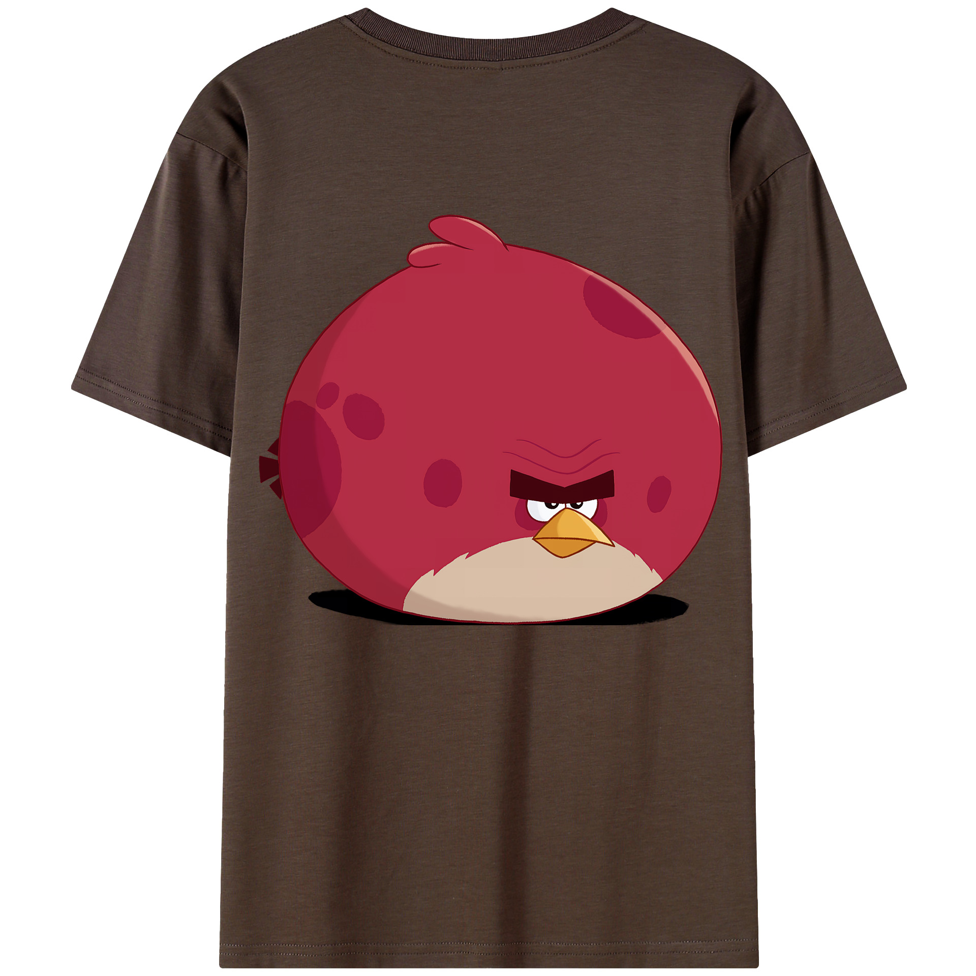 （画像用） Angry Birds アングリーバード 綿100％半袖Tシャツ（背面プリント）