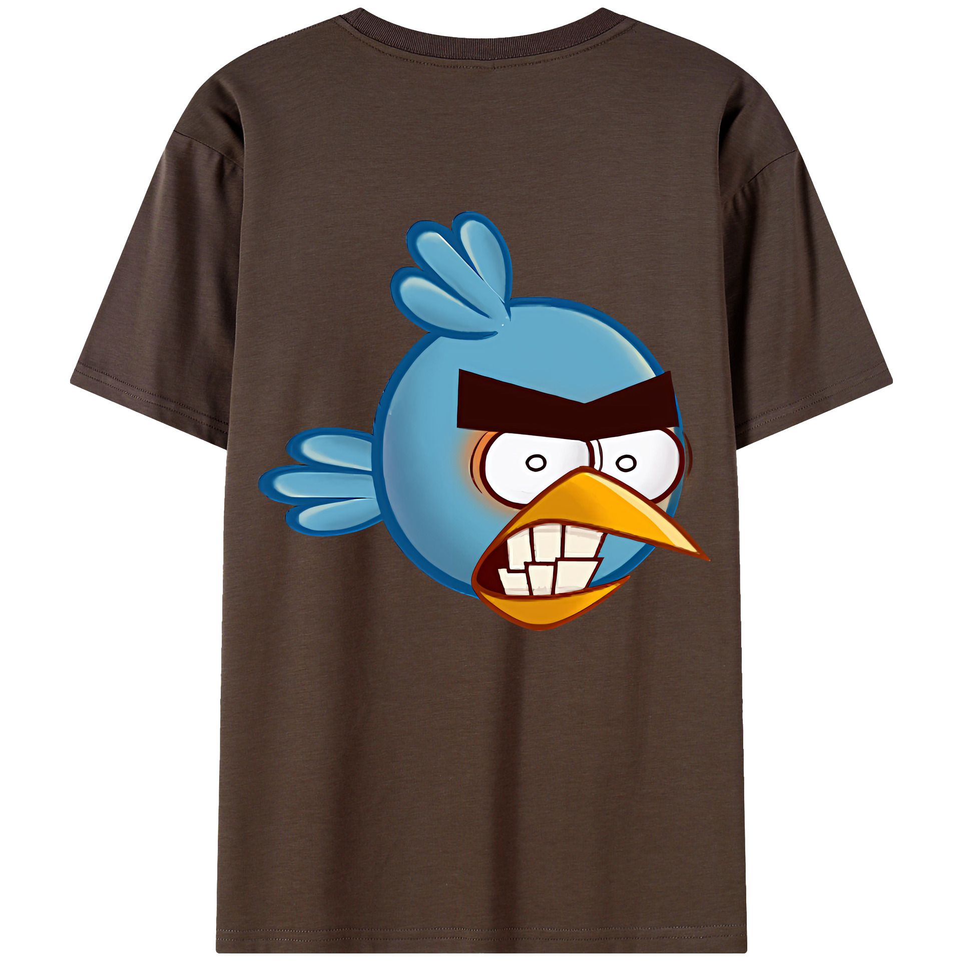 （画像用） Angry Birds アングリーバード 綿100％半袖Tシャツ（背面プリント）
