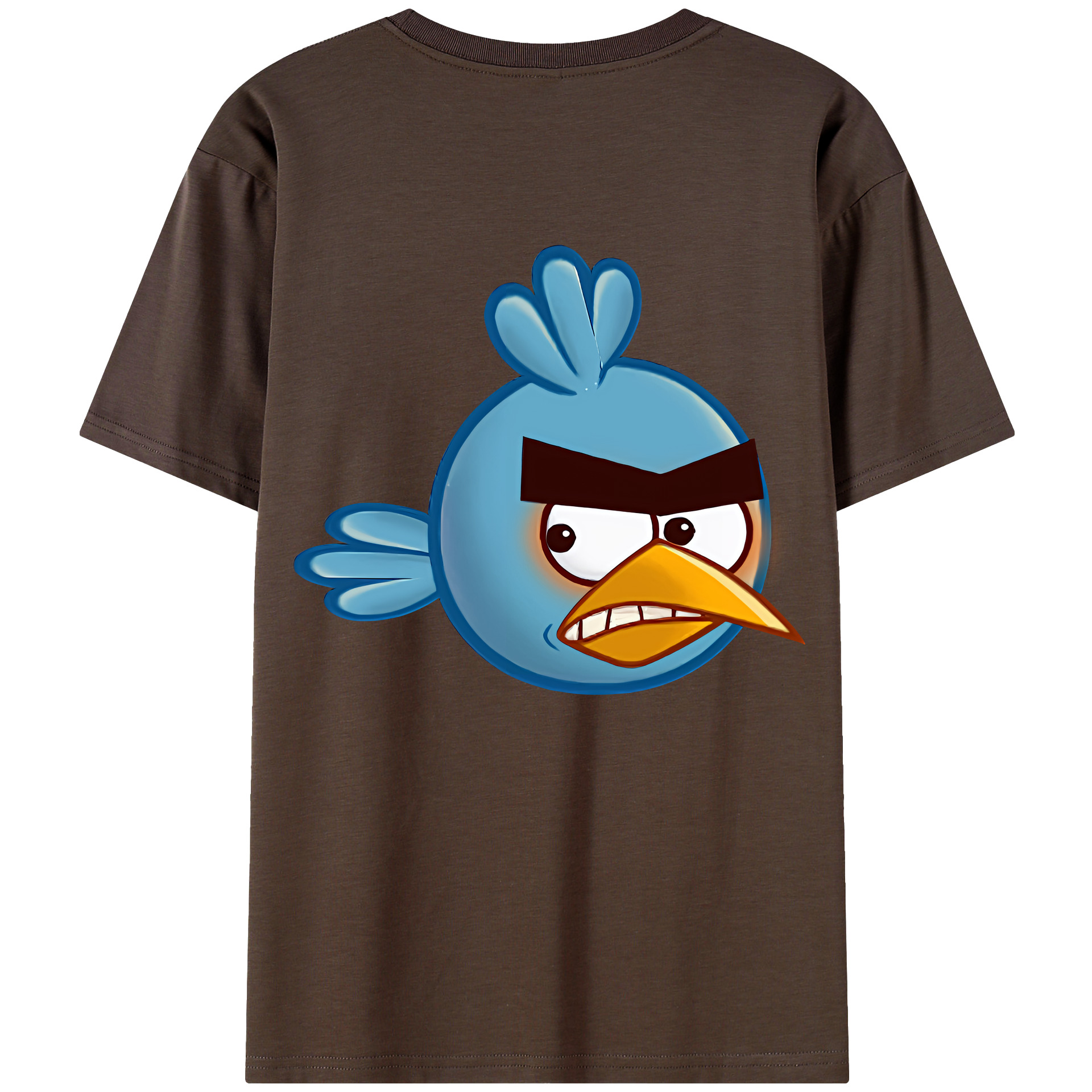 （画像用） Angry Birds アングリーバード 綿100％半袖Tシャツ（背面プリント）