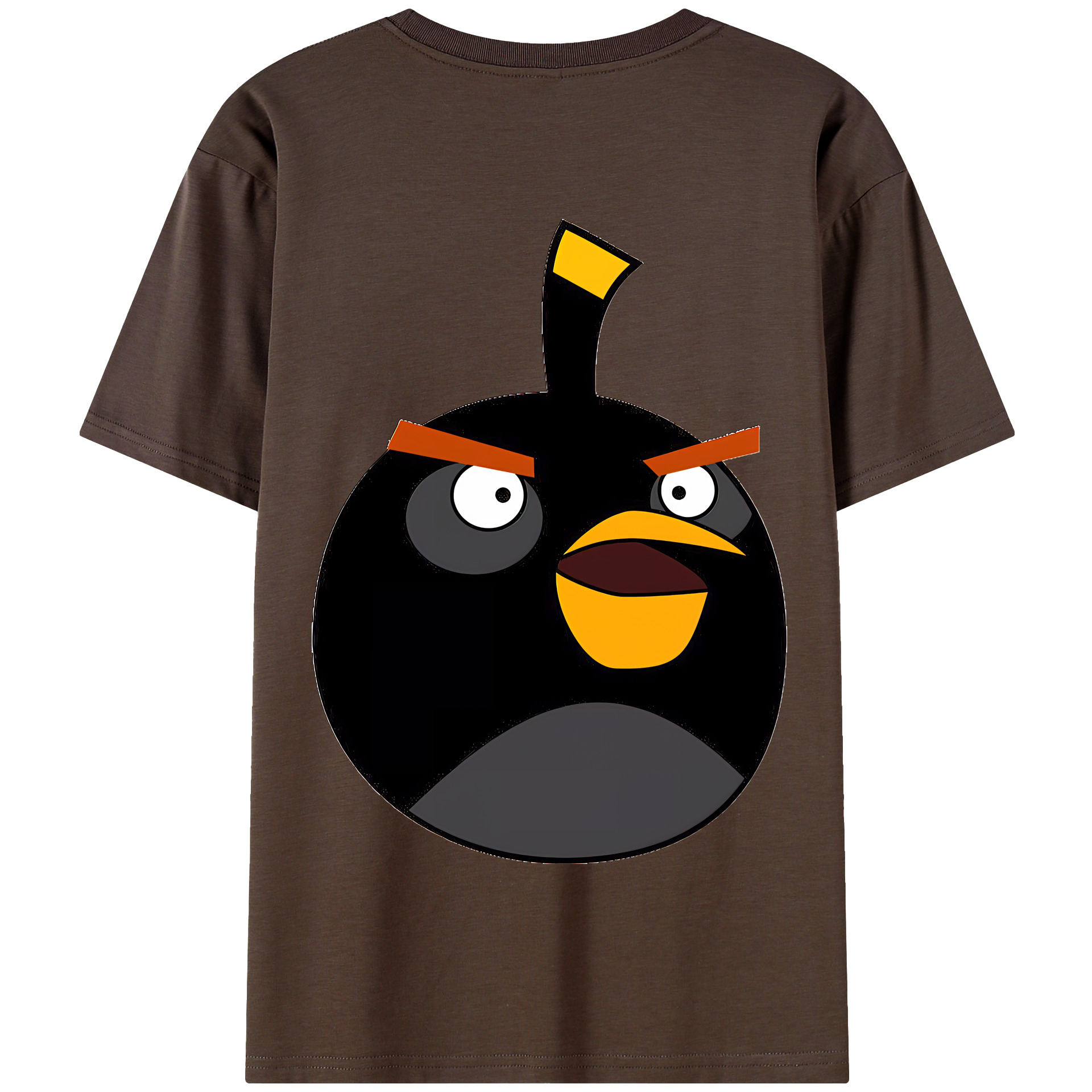 （画像用） Angry Birds アングリーバード 綿100％半袖Tシャツ（背面プリント）