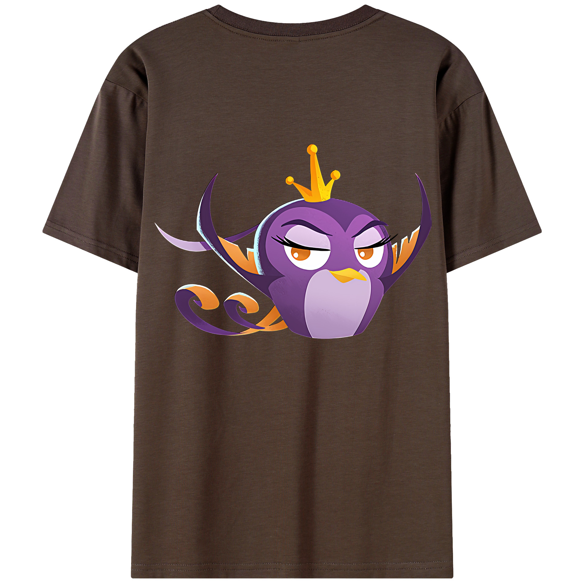 （画像用） Angry Birds アングリーバード 綿100％半袖Tシャツ（背面プリント）