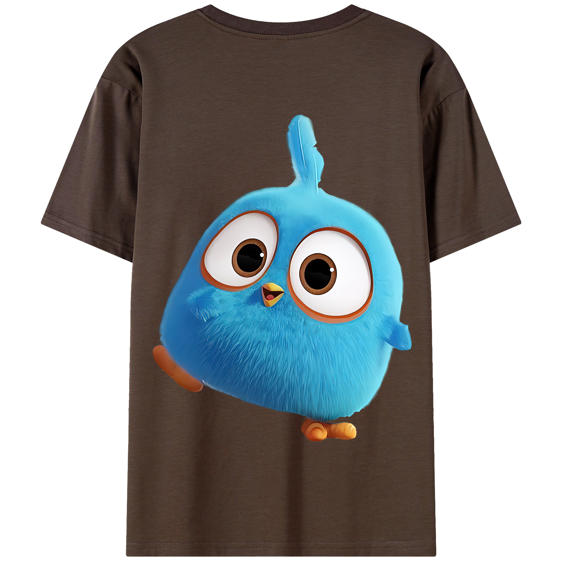 （画像用） Angry Birds アングリーバード 綿100％半袖Tシャツ（背面プリント）
