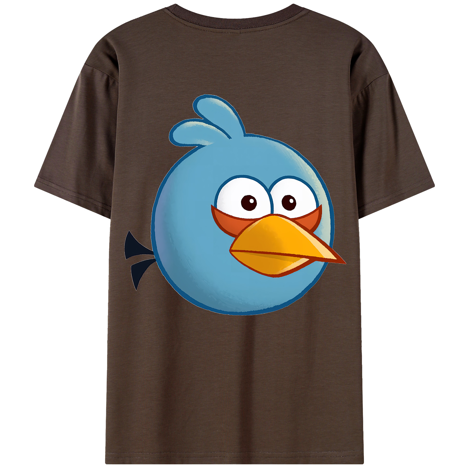（画像用） Angry Birds アングリーバード 綿100％半袖Tシャツ（背面プリント）