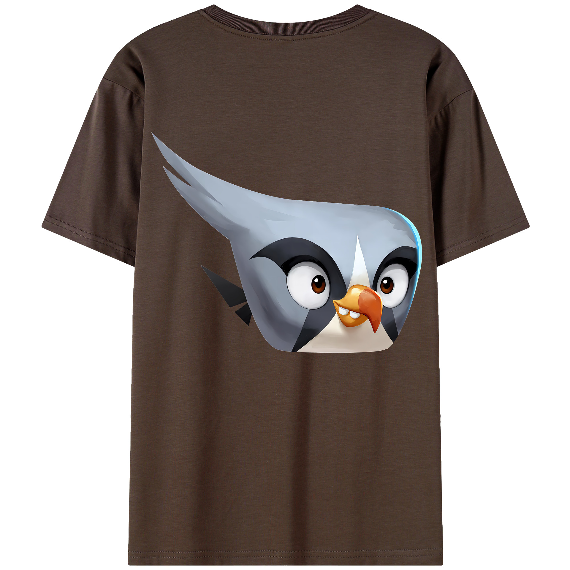 （画像用） Angry Birds アングリーバード 綿100％半袖Tシャツ（背面プリント）
