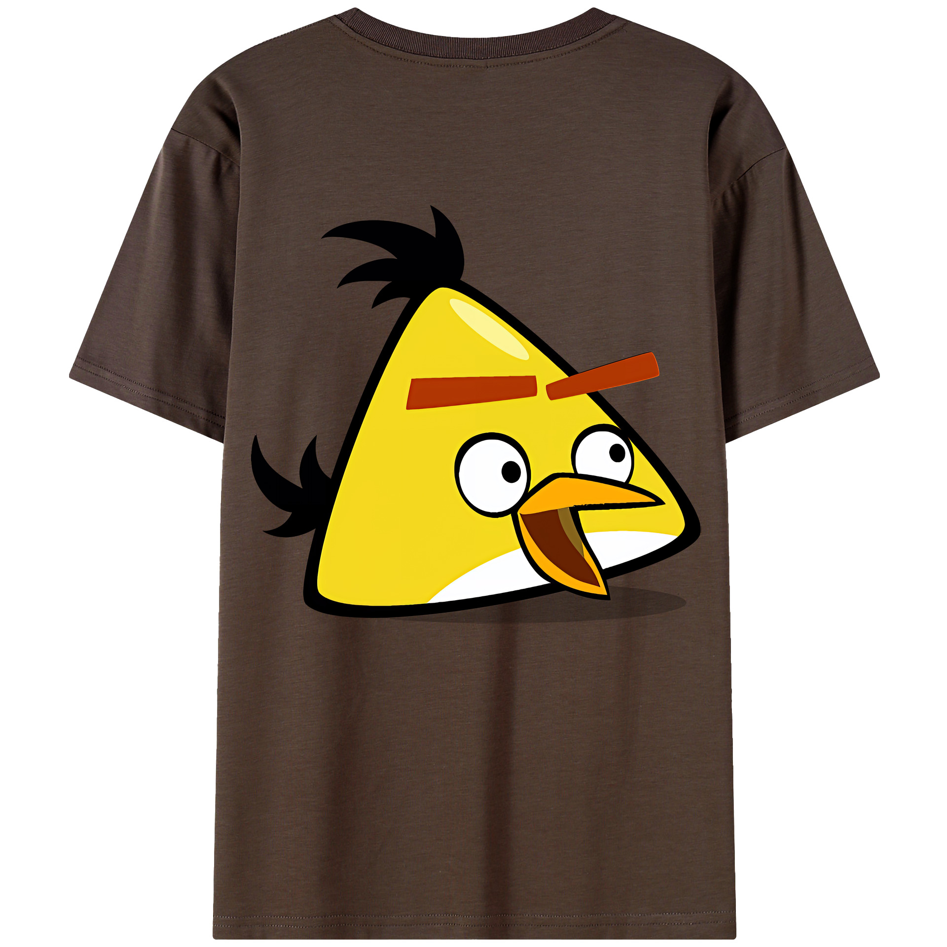 （画像用） Angry Birds アングリーバード 綿100％半袖Tシャツ（背面プリント）