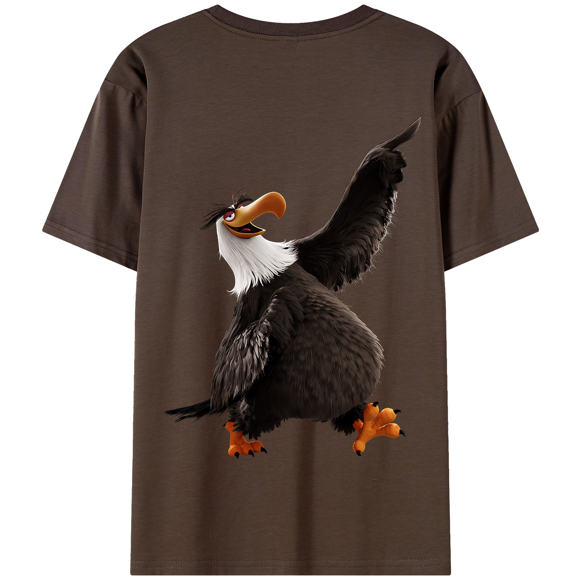（画像用） Angry Birds アングリーバード 綿100％半袖Tシャツ（背面プリント）