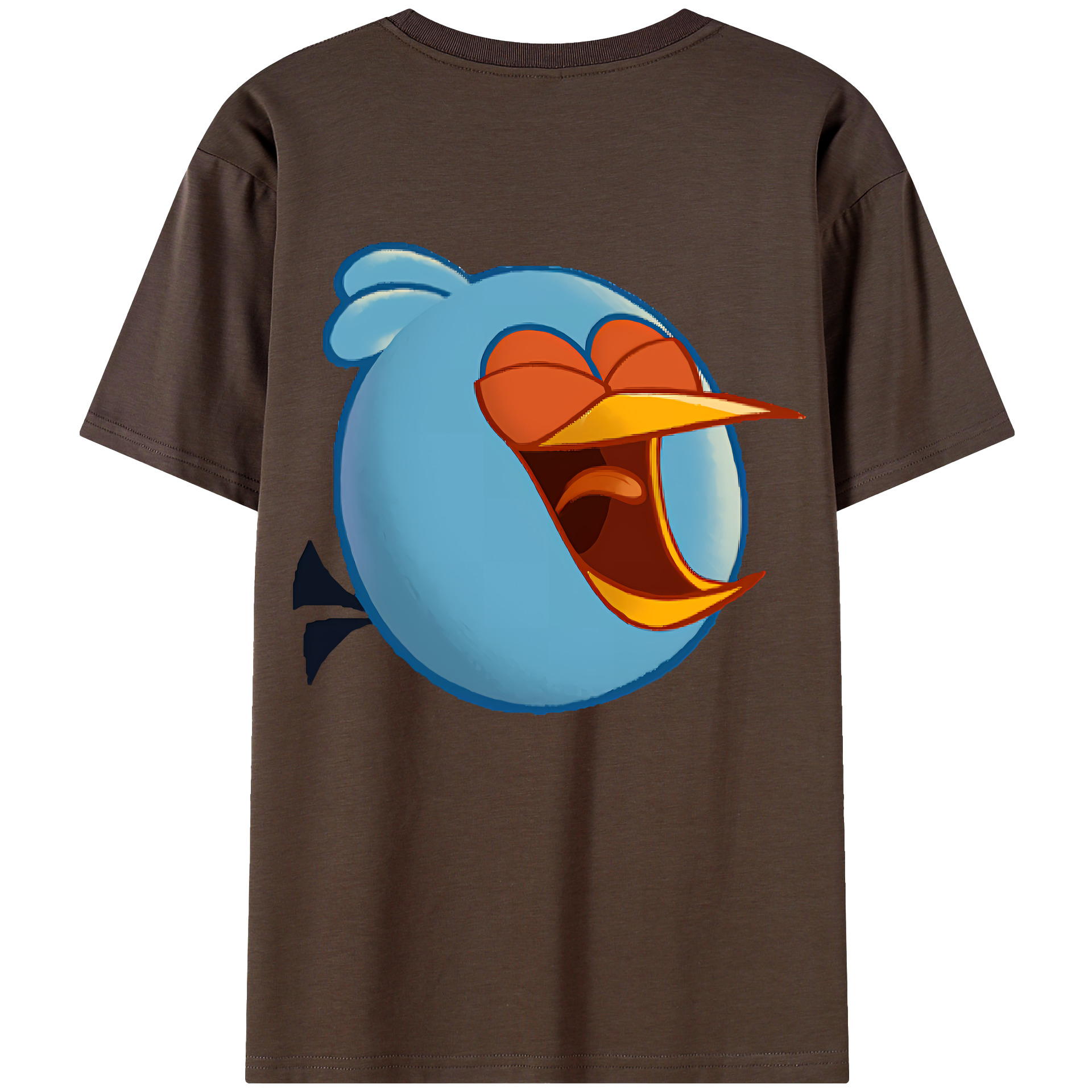 （画像用） Angry Birds アングリーバード 綿100％半袖Tシャツ（背面プリント）