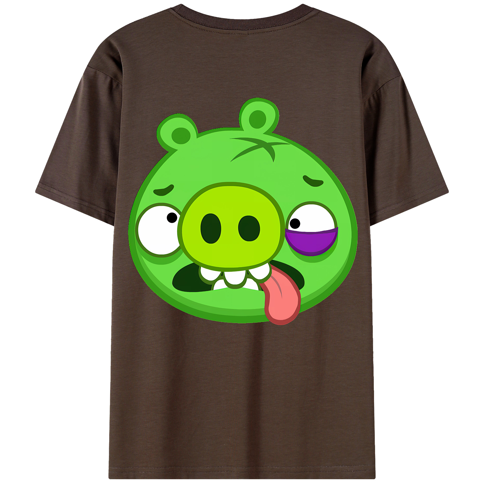 （画像用） Angry Birds アングリーバード 綿100％半袖Tシャツ（背面プリント）