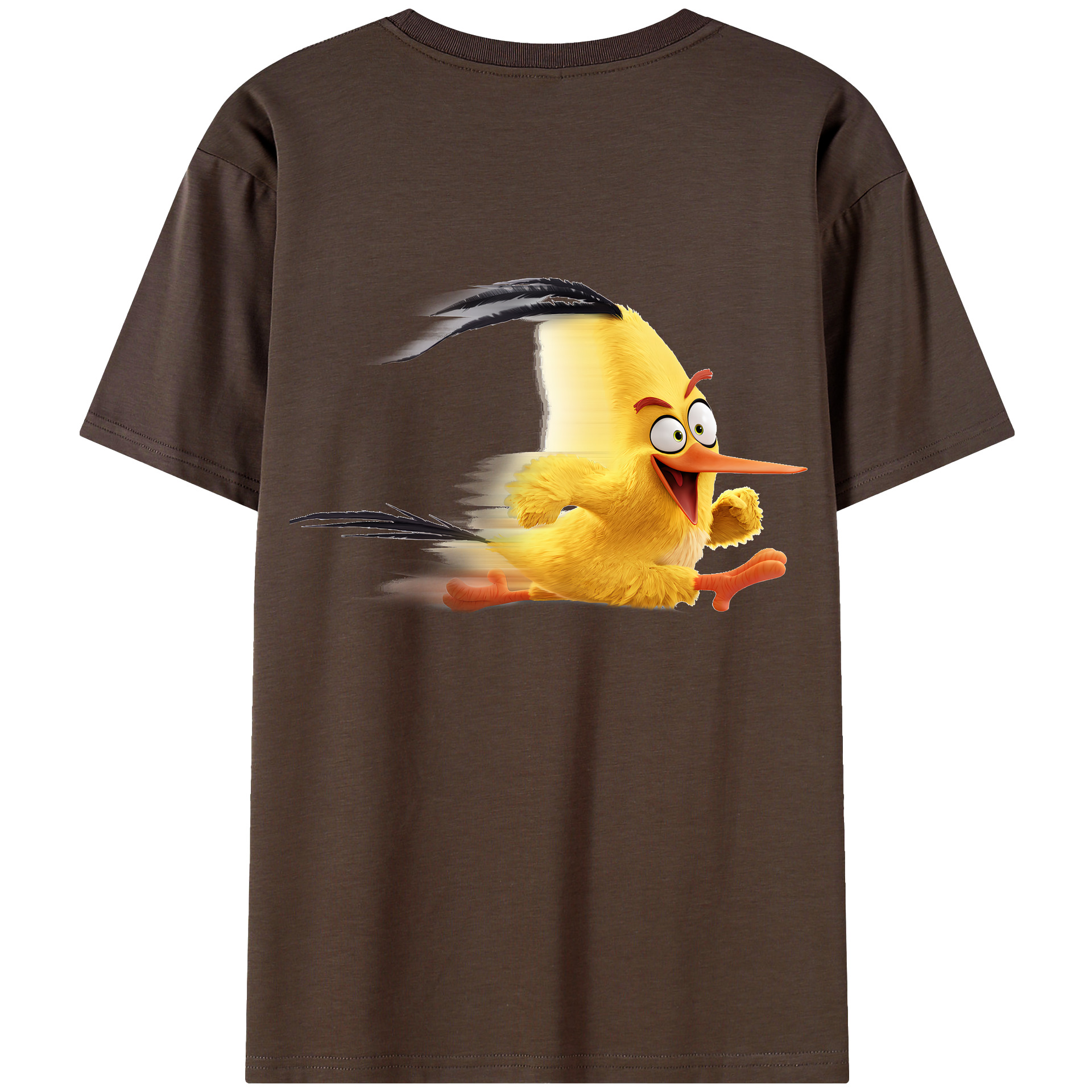 （画像用） Angry Birds アングリーバード 綿100％半袖Tシャツ（背面プリント）