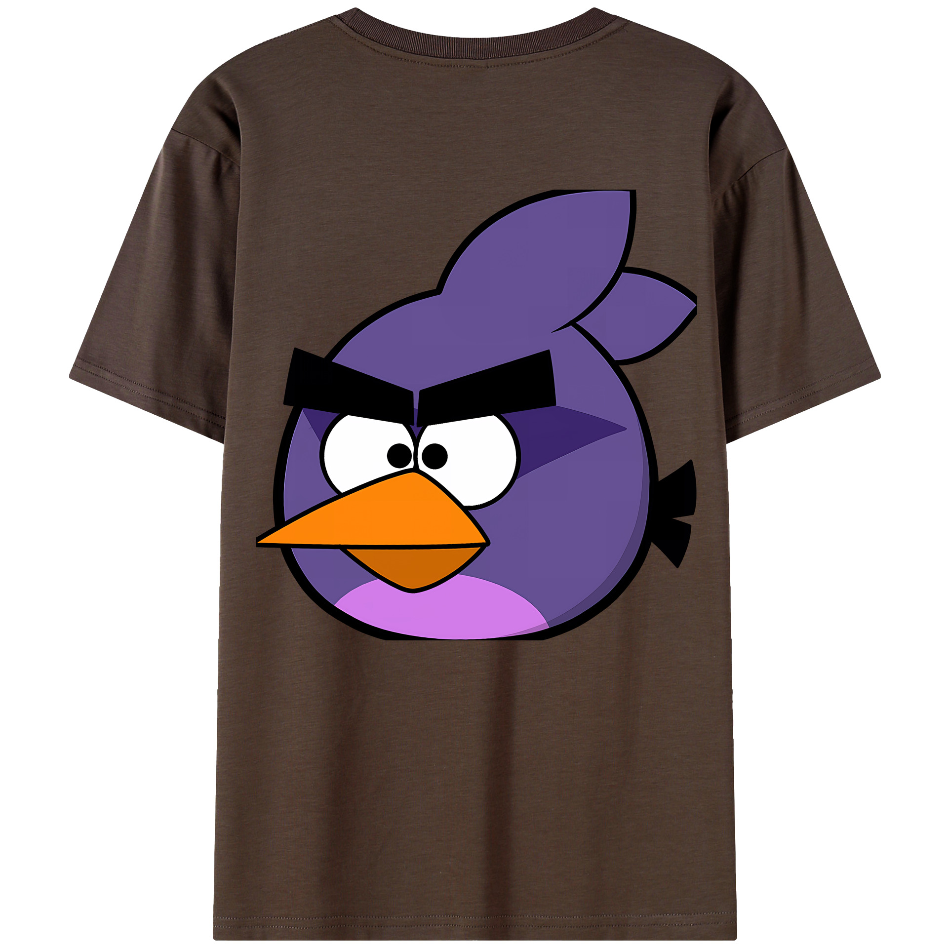 （画像用） Angry Birds アングリーバード 綿100％半袖Tシャツ（背面プリント）