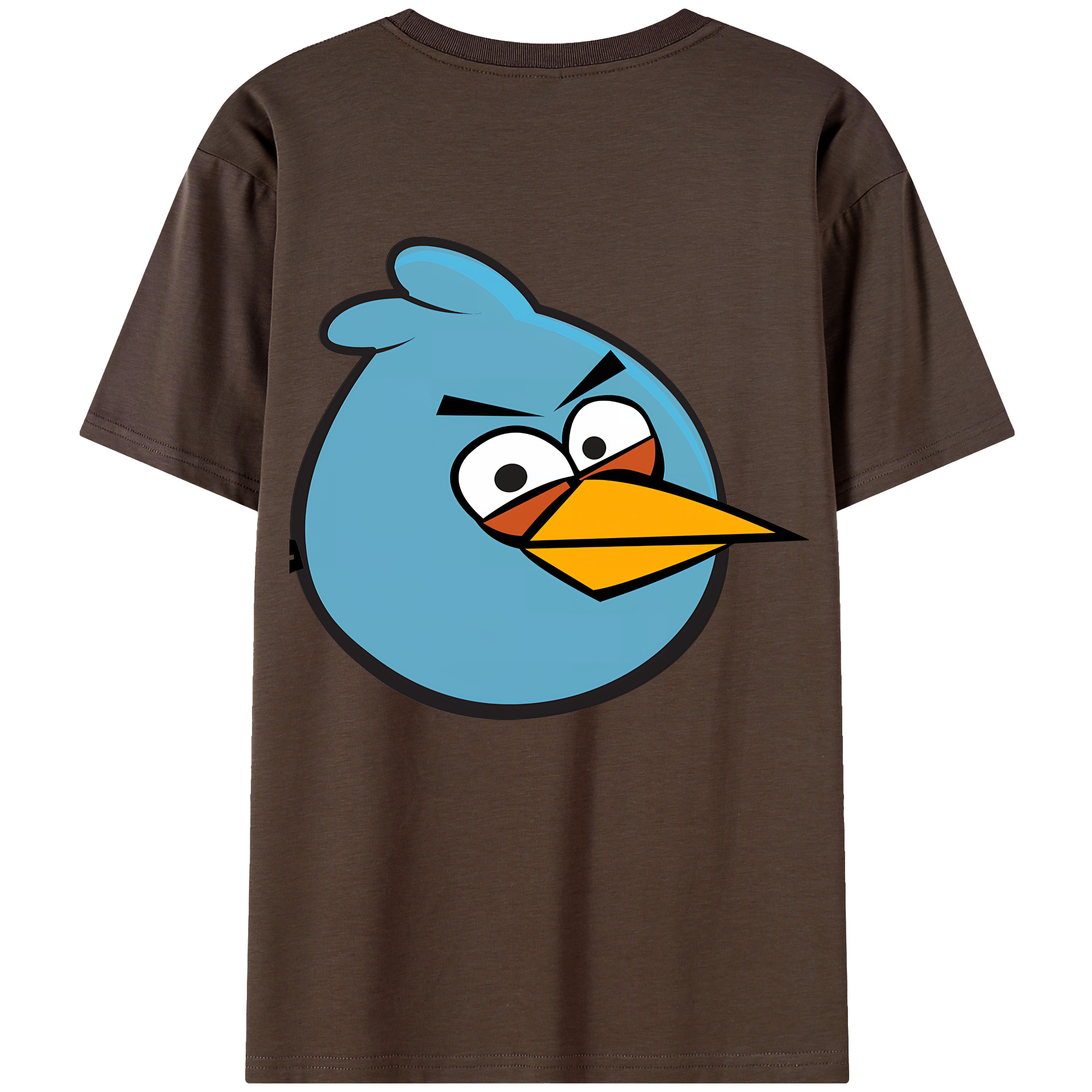 （画像用） Angry Birds アングリーバード 綿100％半袖Tシャツ（背面プリント）