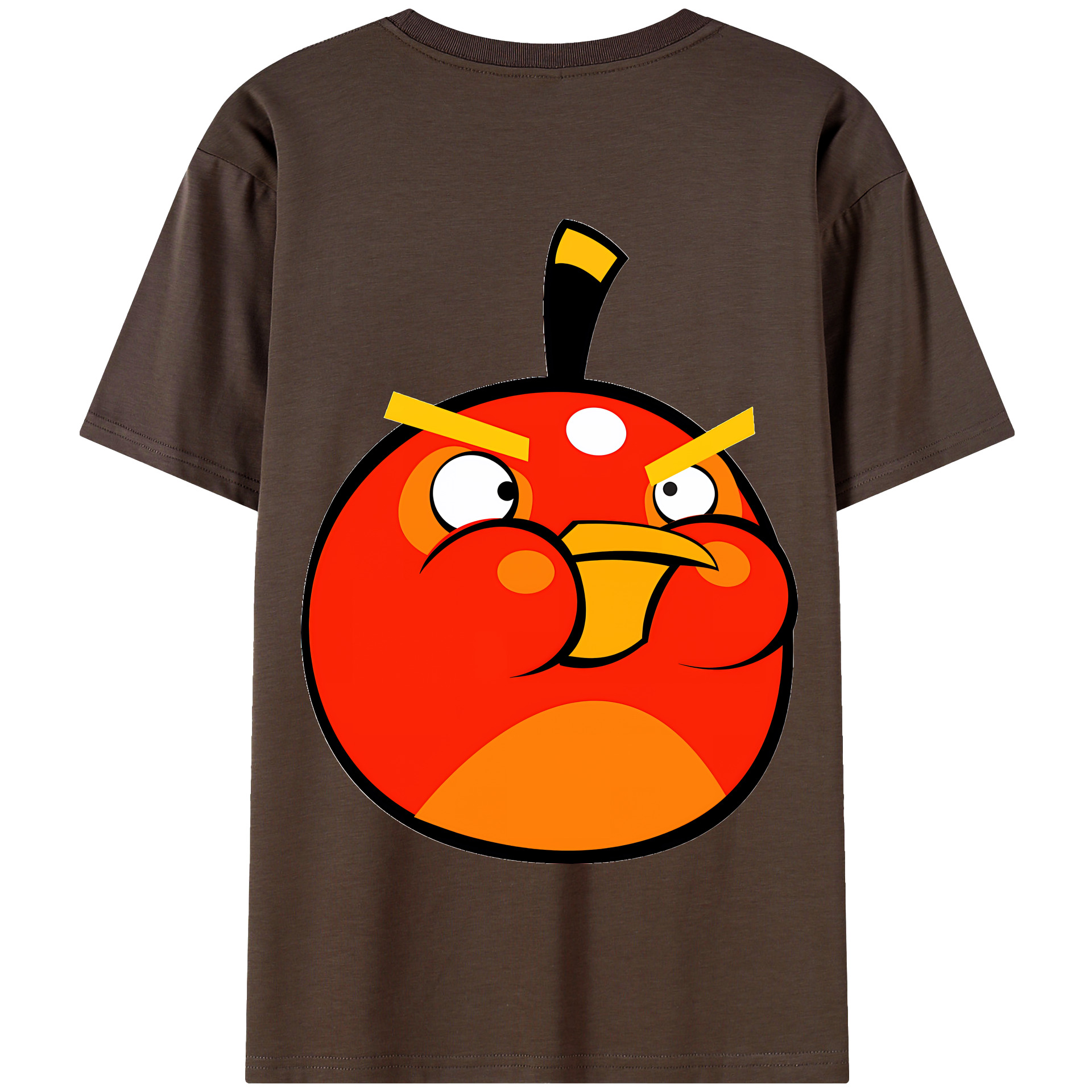 （画像用） Angry Birds アングリーバード 綿100％半袖Tシャツ（背面プリント）