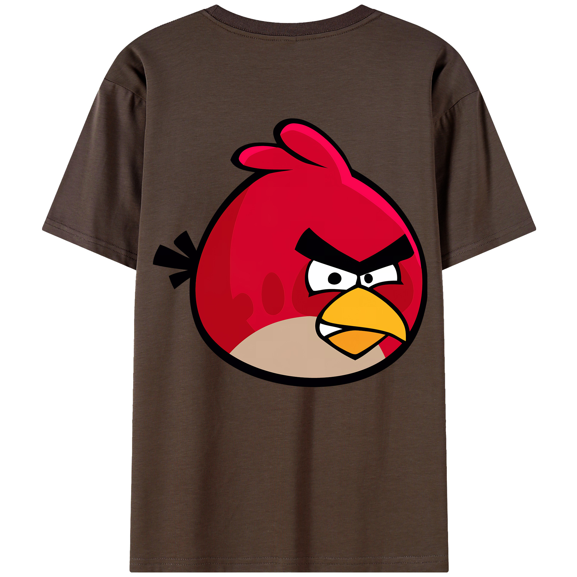 （画像用） Angry Birds アングリーバード 綿100％半袖Tシャツ（背面プリント）