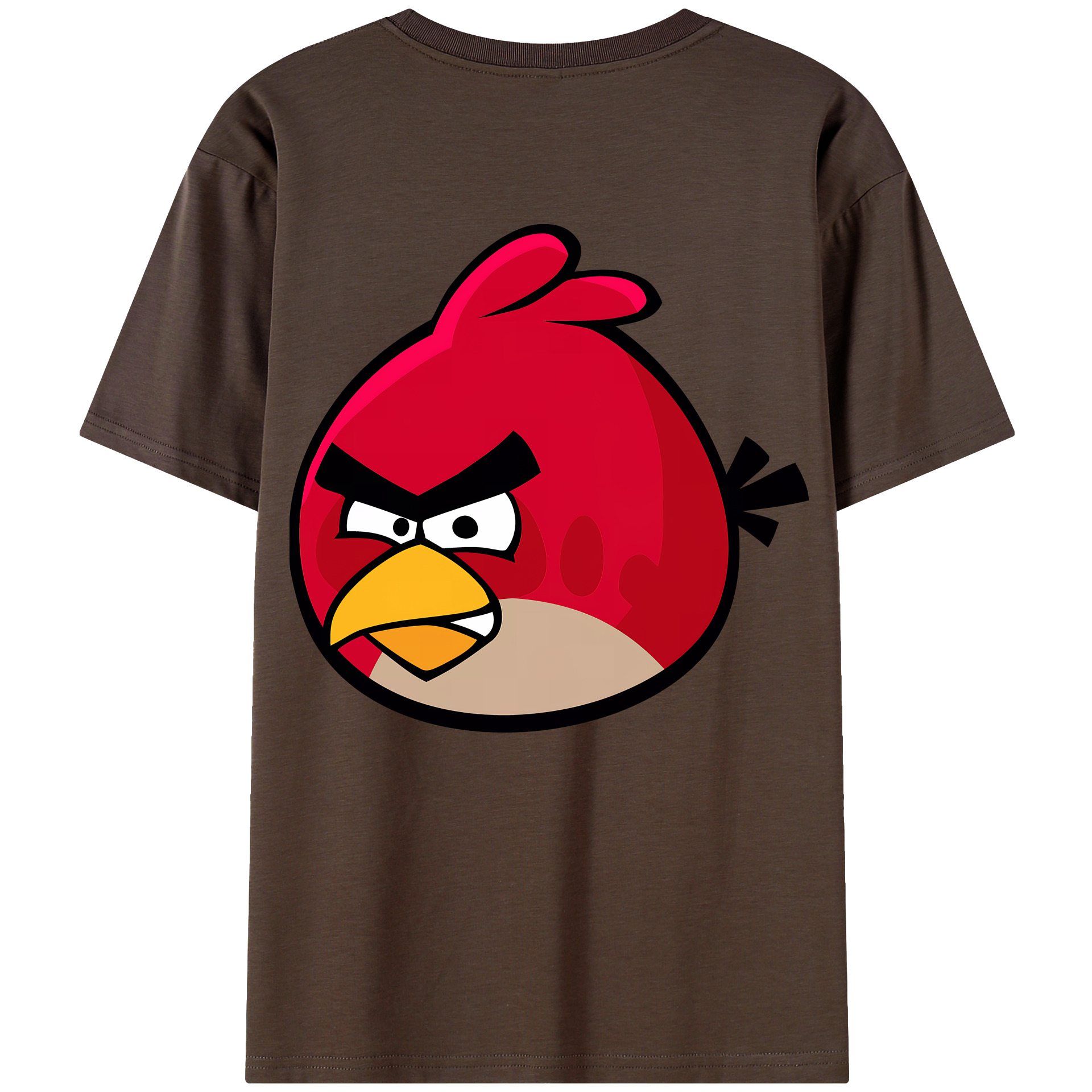 （画像用） Angry Birds アングリーバード 綿100％半袖Tシャツ（背面プリント）