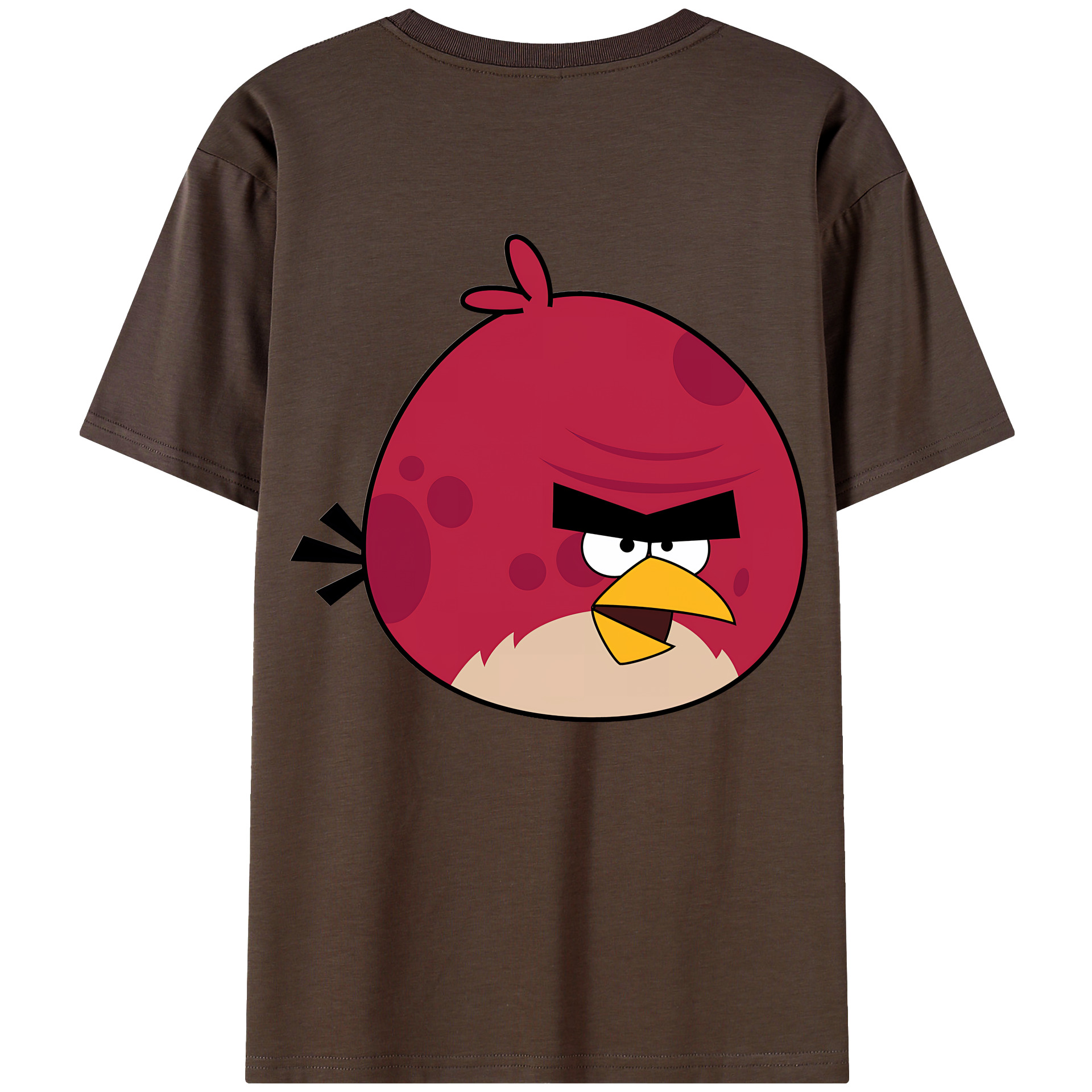 （画像用） Angry Birds アングリーバード 綿100％半袖Tシャツ（背面プリント）