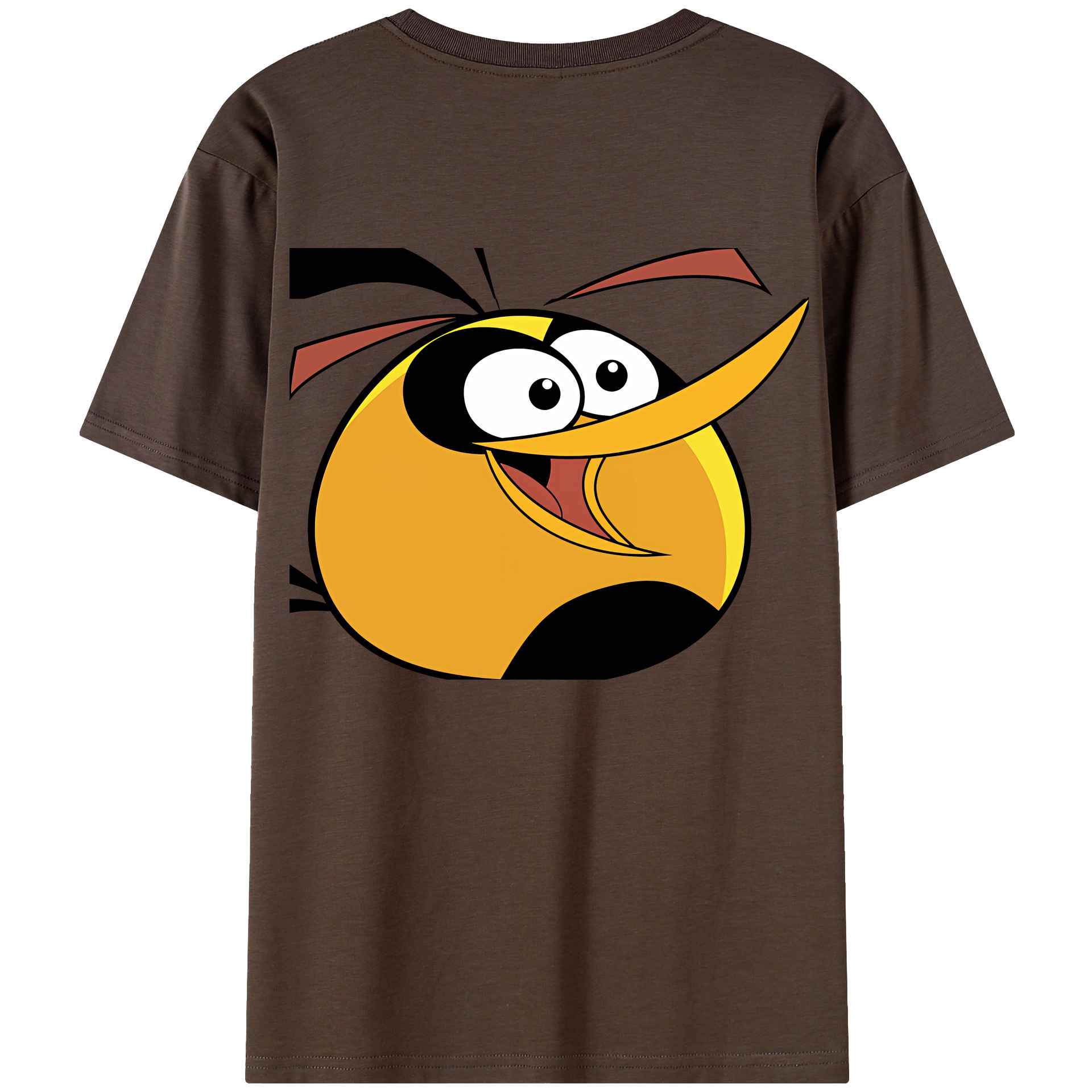 （画像用） Angry Birds アングリーバード 綿100％半袖Tシャツ（背面プリント）