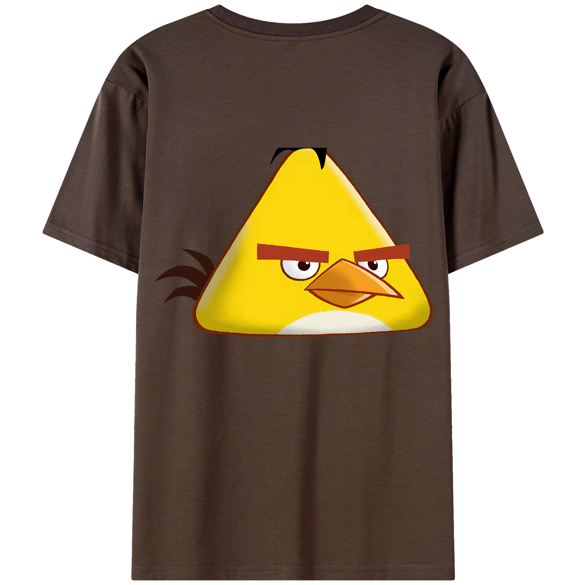 （画像用） Angry Birds アングリーバード 綿100％半袖Tシャツ（背面プリント）