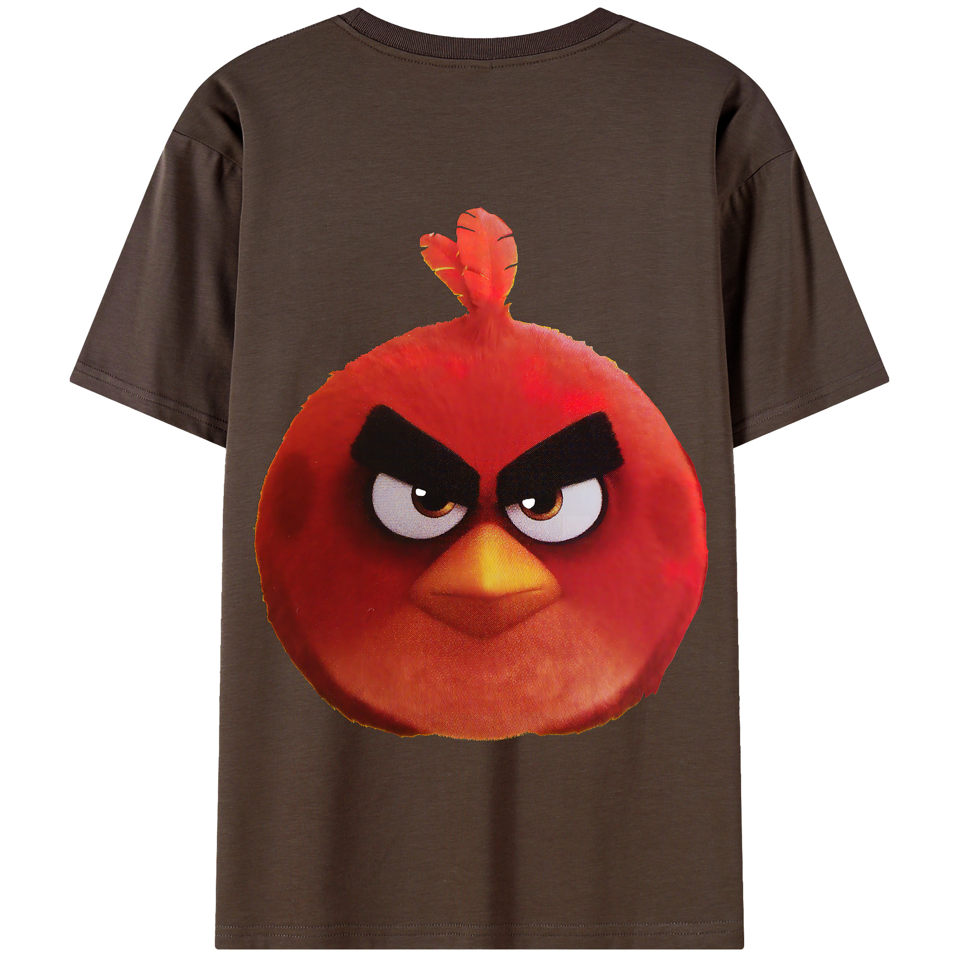 （画像用） Angry Birds アングリーバード 綿100％半袖Tシャツ（背面プリント）